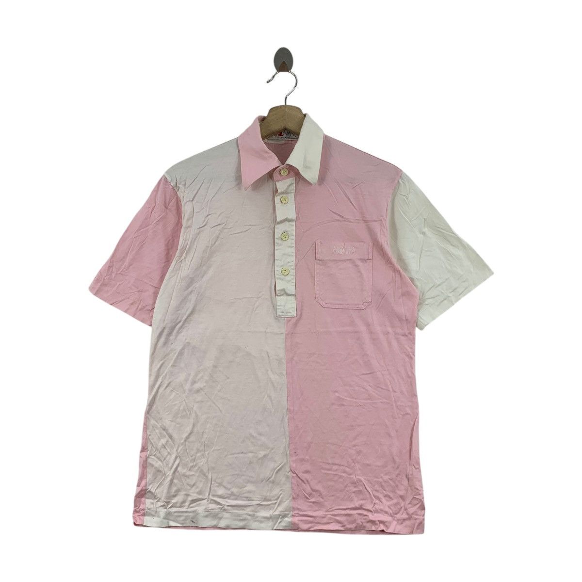 Vintage Vintage 90’ HONMA GOLF COLLECTION Pink Polo Tee Shirt Top Size M / US 6-8 / IT 42-44 - 1 Thumbnail