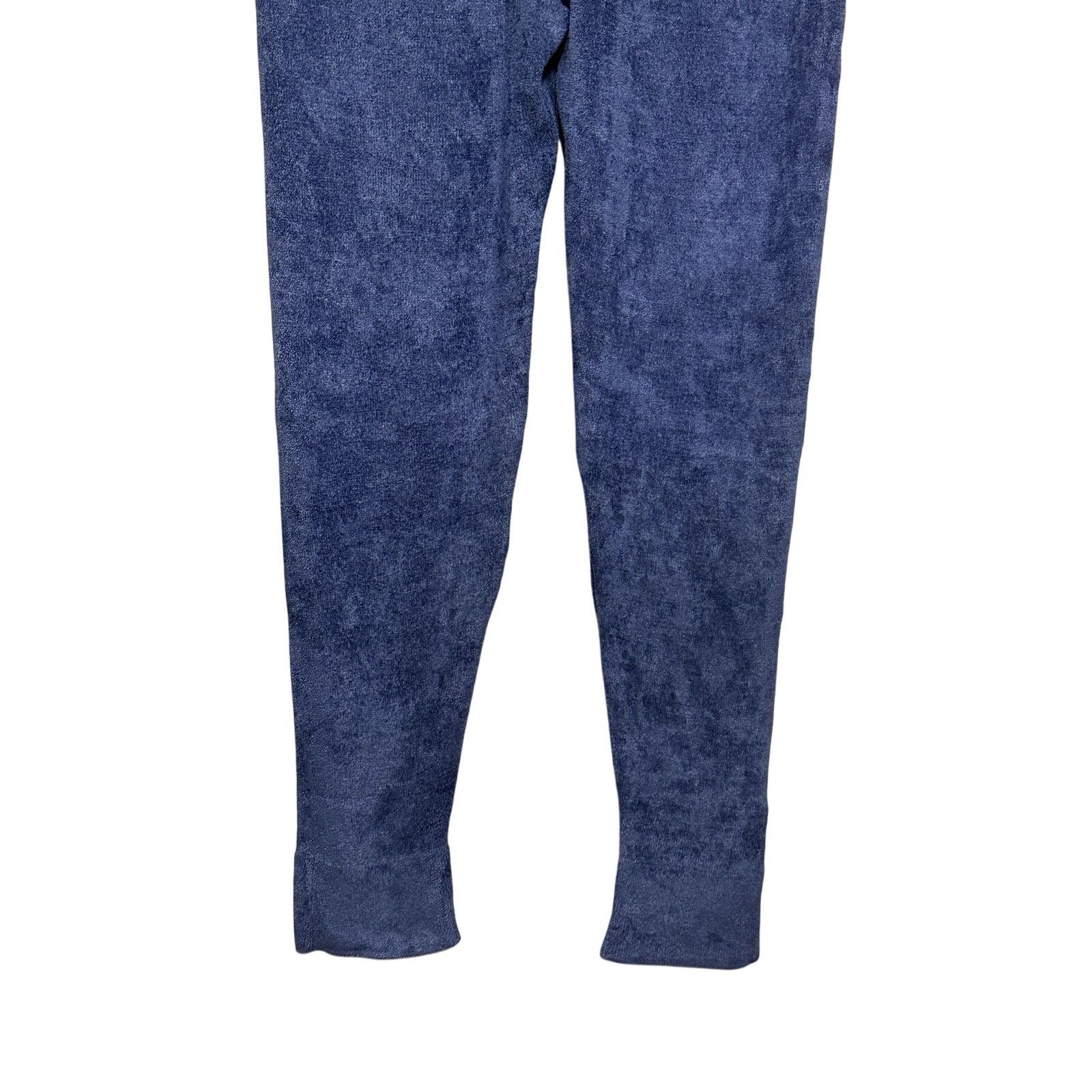 Jones New York Jones New York Leggings Soft Terry Cloth Blue Medium NWT Size 31" - 6 Thumbnail