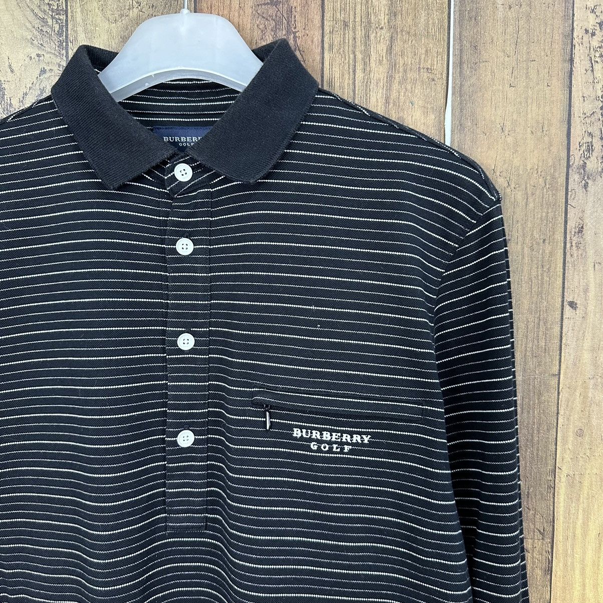 Burberry Burberry Golf Stripe Shirt A702 Size US M / EU 48-50 / 2 - 2 Thumbnail