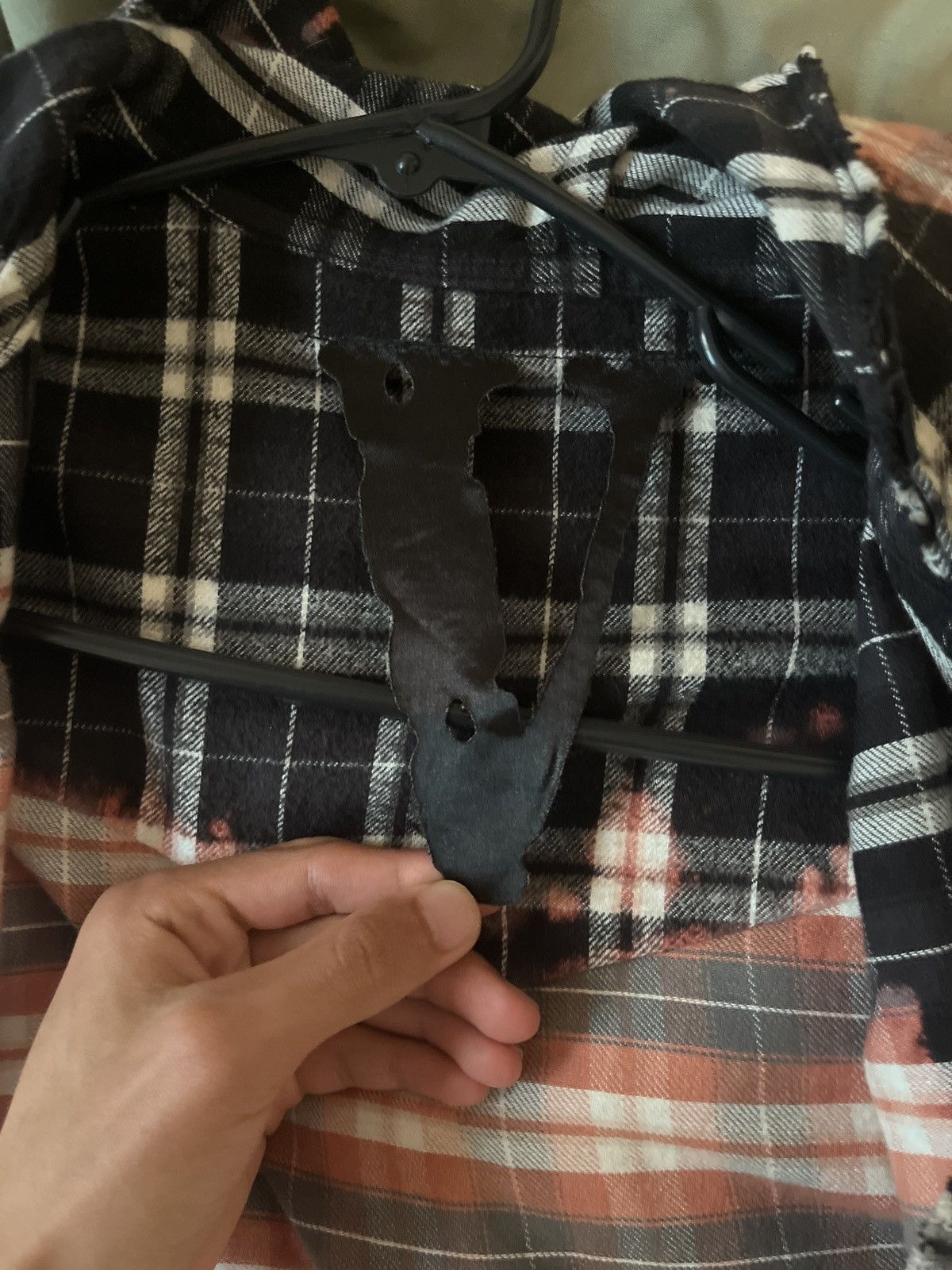 Vlone Ss18 vlone bleached flannel Size US L / EU 52-54 / 3 - 6 Thumbnail