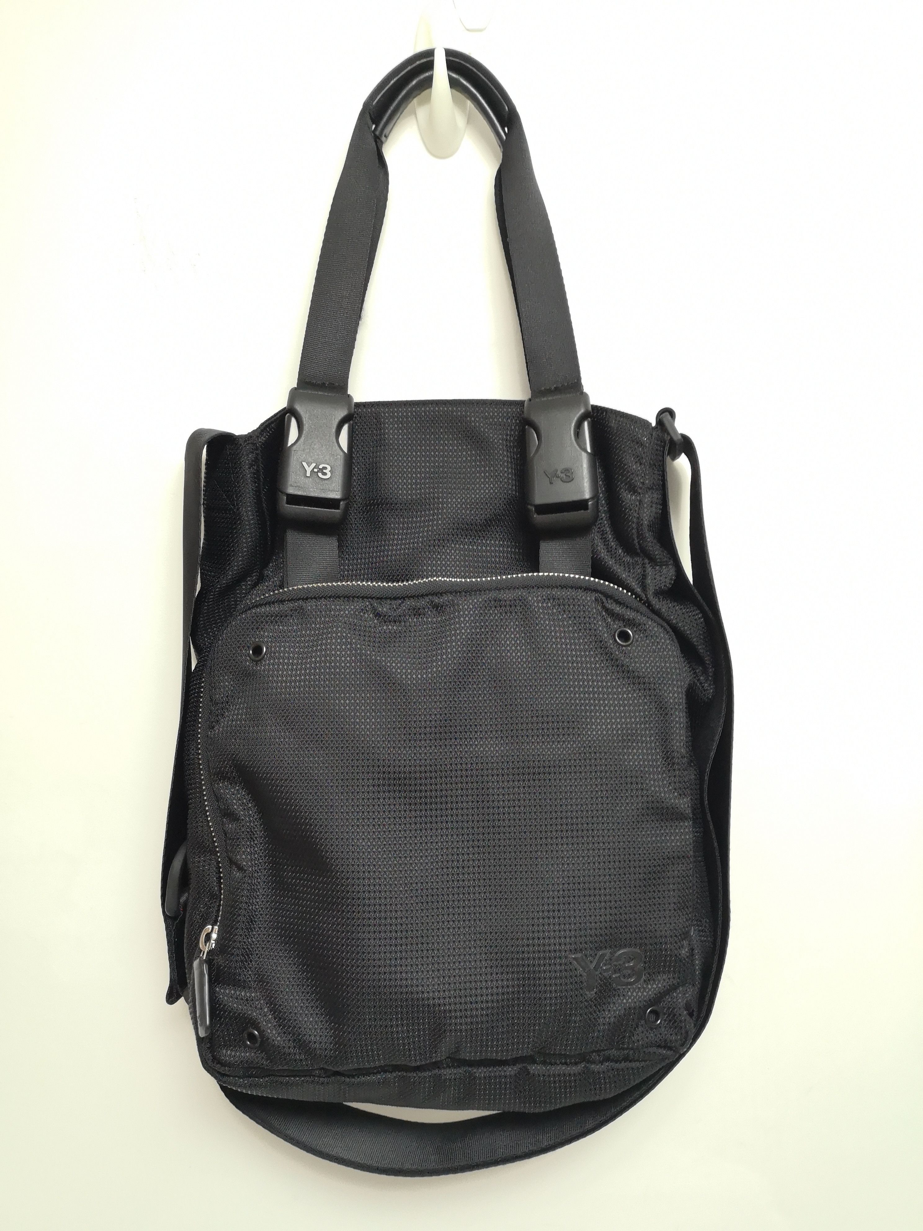 Adidas × Y-3 × Yohji Yamamoto Y-3 By Yohji Yamamoto x Adidas Black Crossbody Tote Bag Size ONE SIZE - 1 Thumbnail