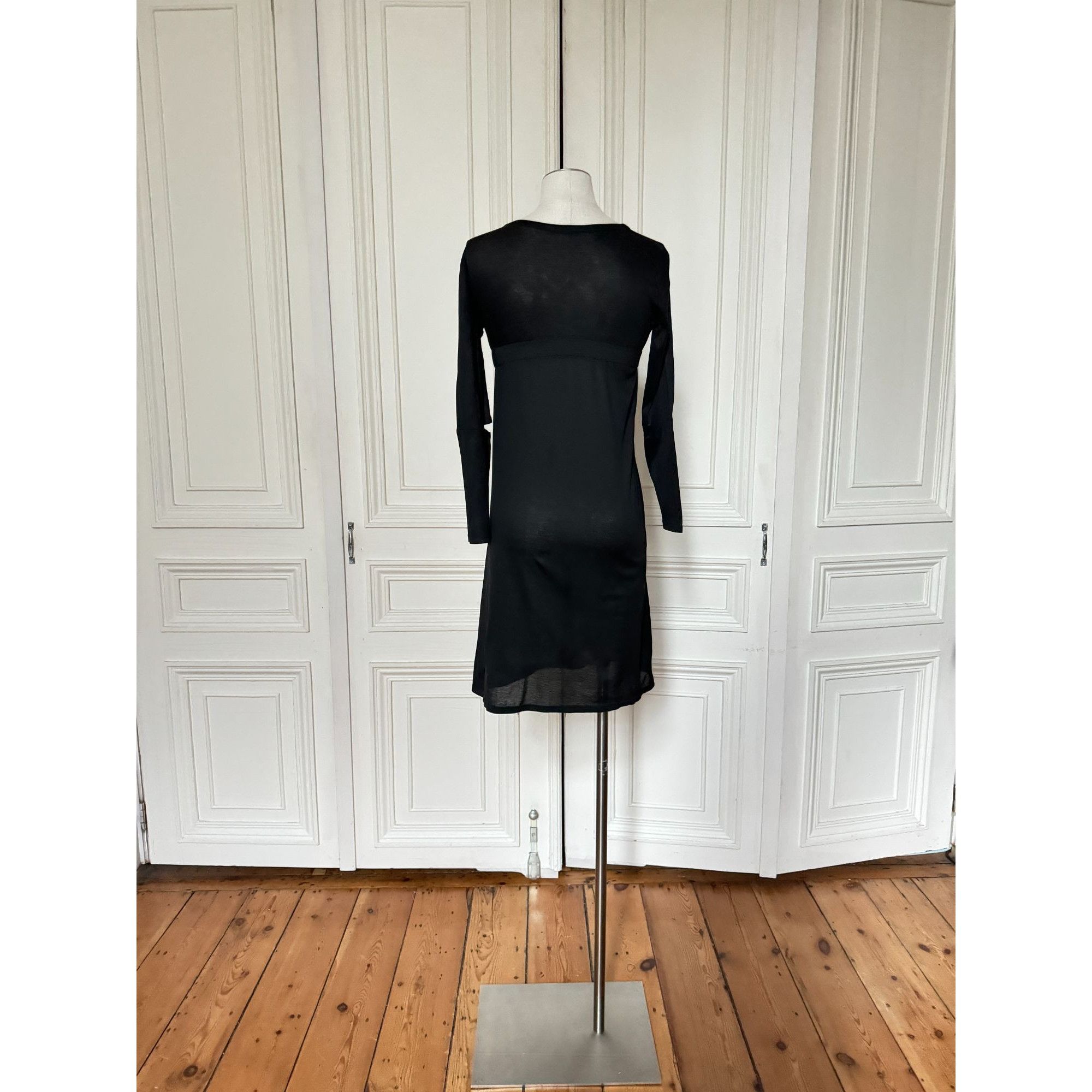 Helmut Lang Spring/Summer 1997 Black Strap Dress Size S / US 4 / IT 40 - 4 Thumbnail