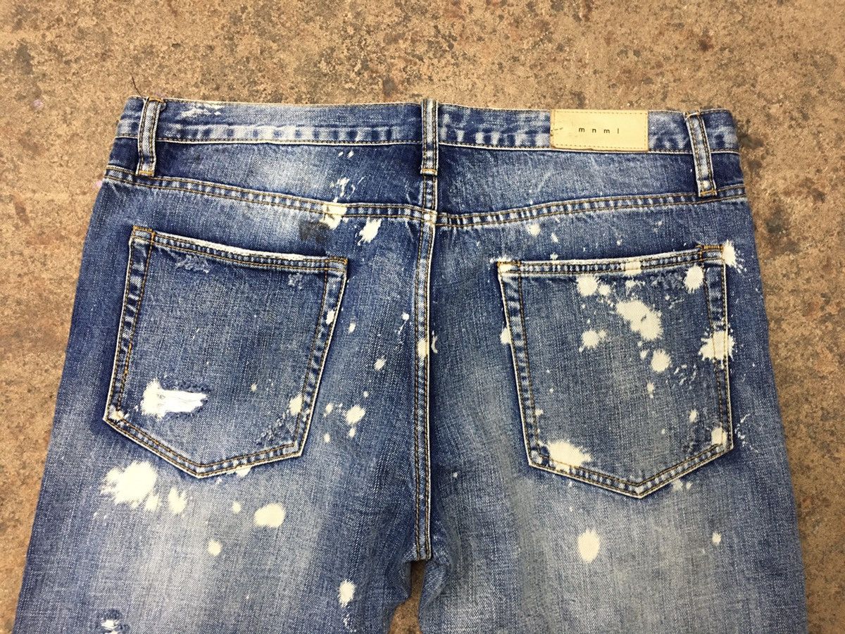 Japanese Brand × MNML SLIM MNML DISTRESSED JEANS Size US 38 / EU 54 - 6 Thumbnail