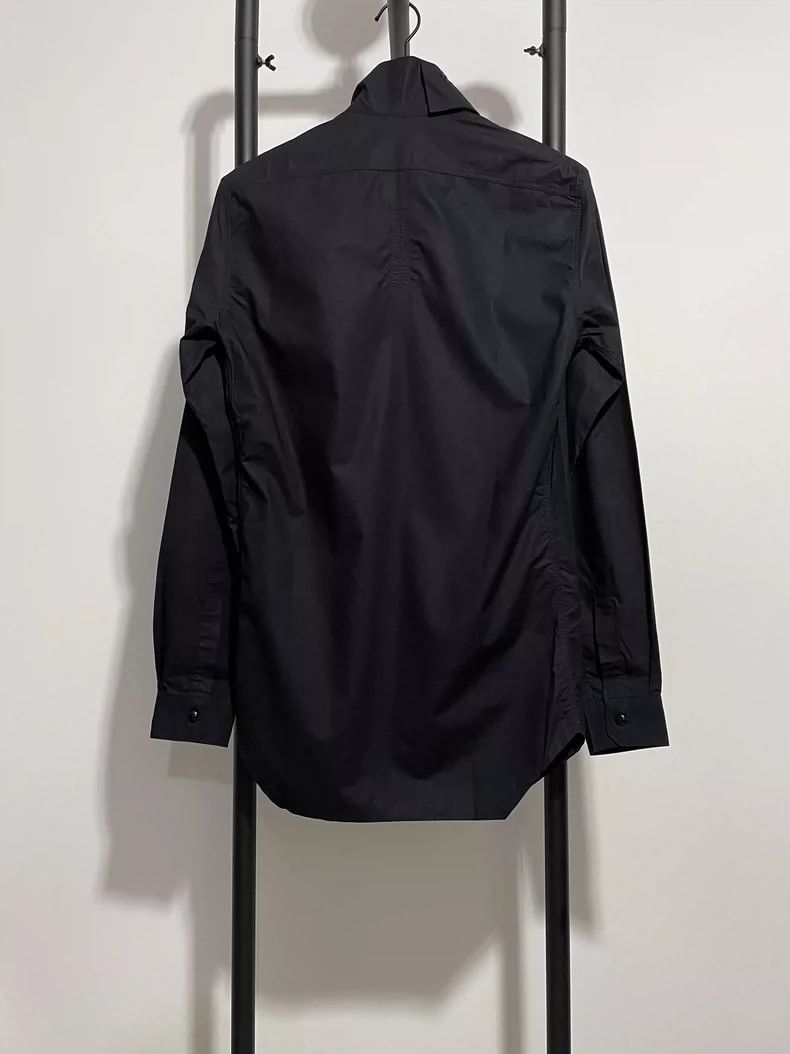 Rick Owens rick owens black long sleeve shirt-2508 Size US XXL / EU 58 / 5 - 2 Thumbnail