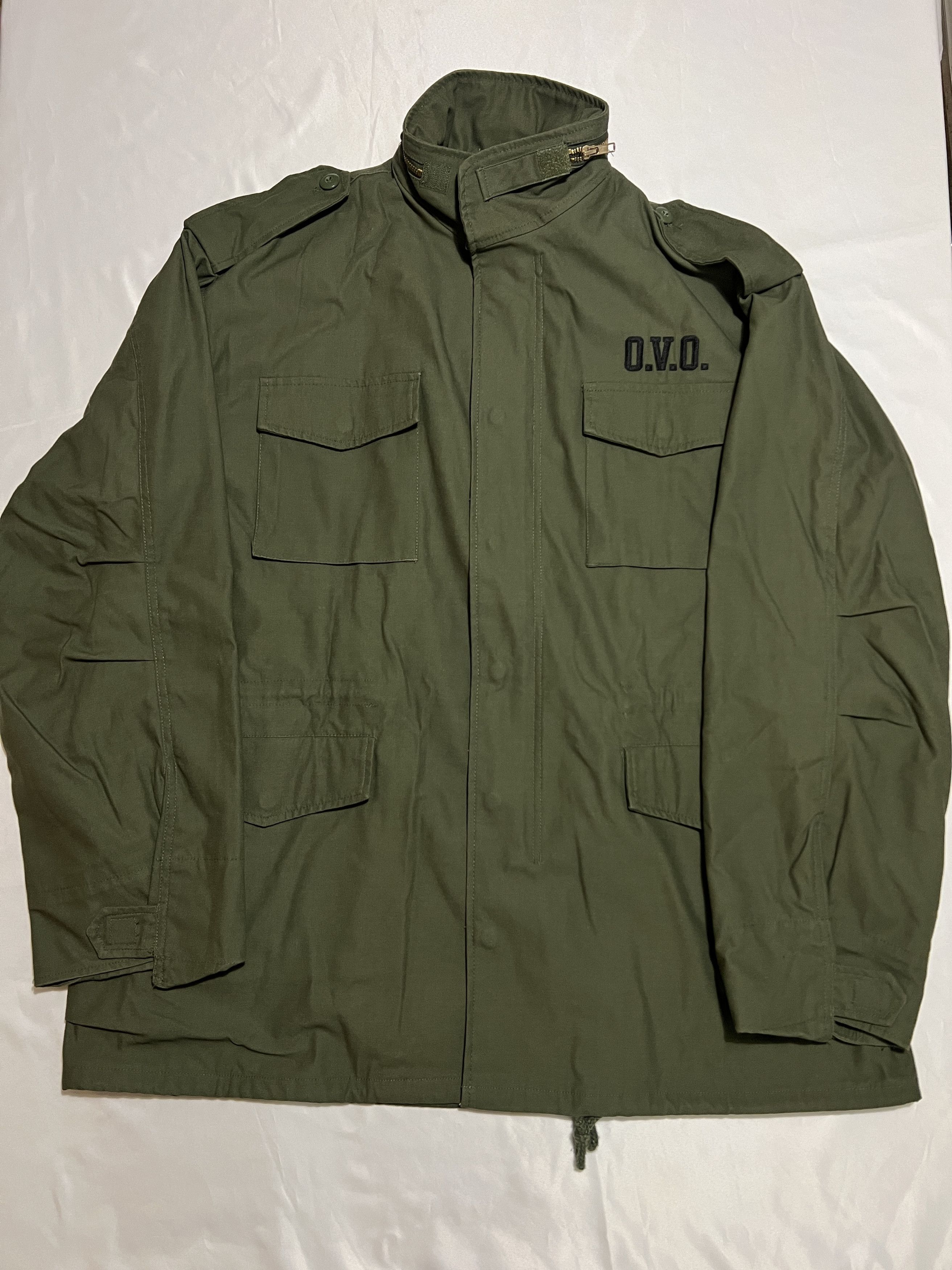 Drake Takashi Murakami x OVO M65 Coach Jacket Military Green Size US XL / EU 56 / 4 - 4 Thumbnail