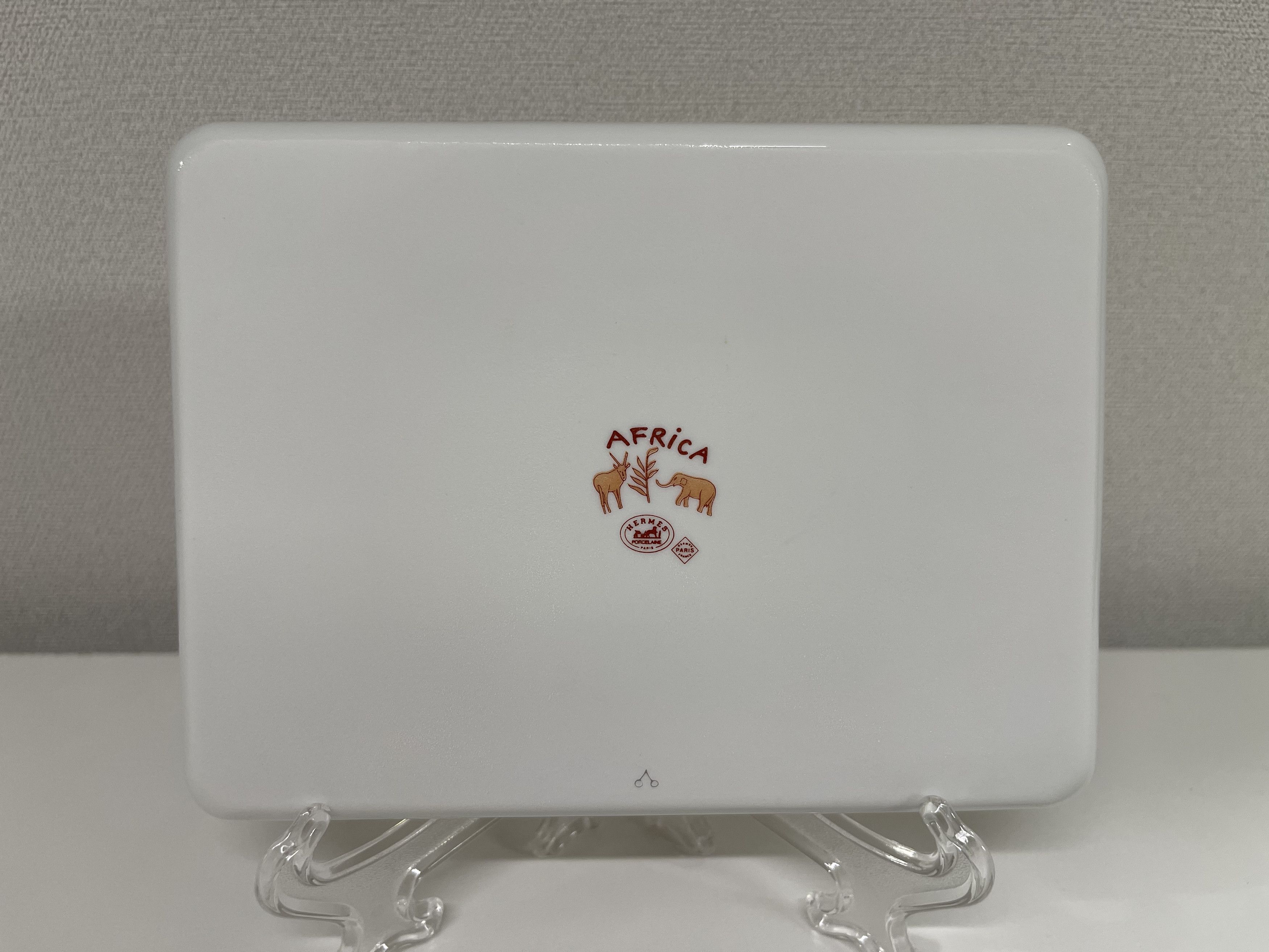 Hermes Hermes Africa Square Plate 1P Size ONE SIZE - 3 Thumbnail