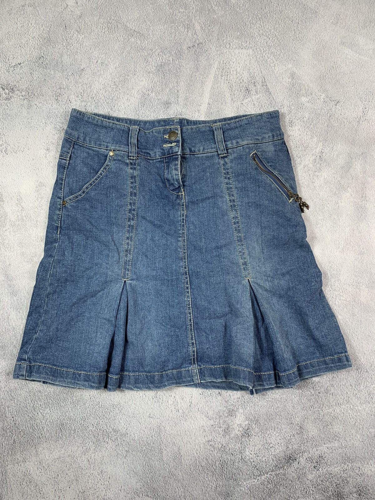 Vintage Vintage Y2K Japanese flared midi skirt avant garde size 32 Size 32" / US 10 / IT 46 - 4 Thumbnail