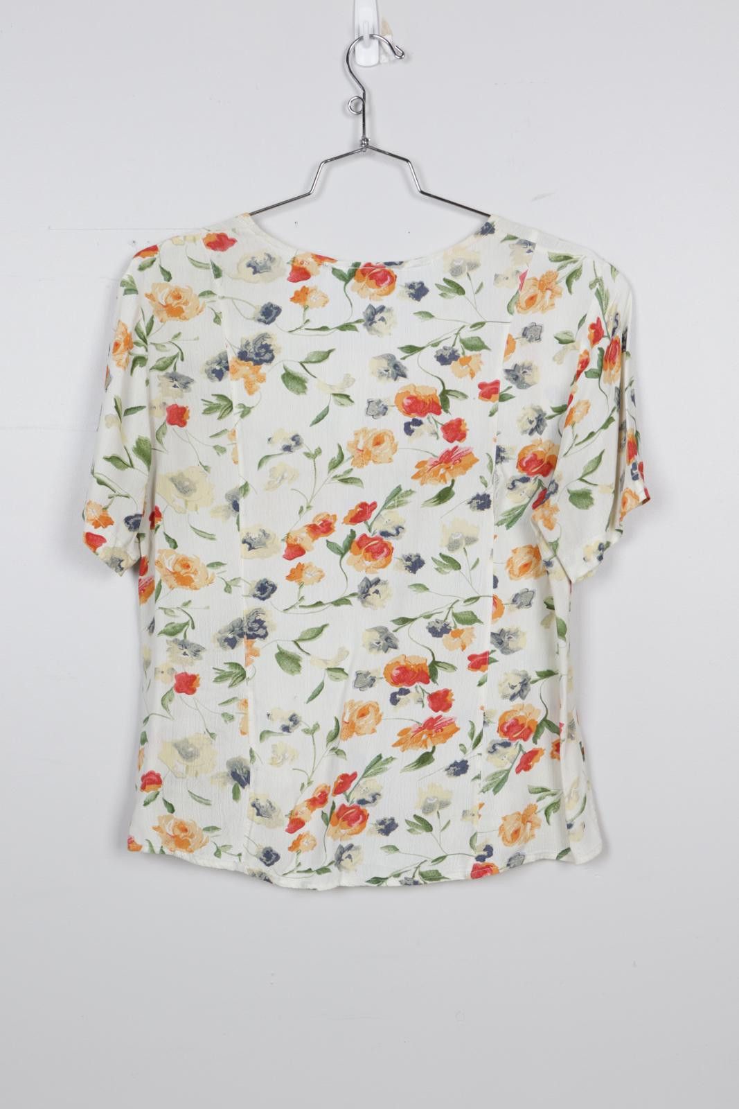 Other 00's Caribbean Pacific Floral Graphic Blouse Size M / US 6-8 / IT 42-44 - 2 Thumbnail