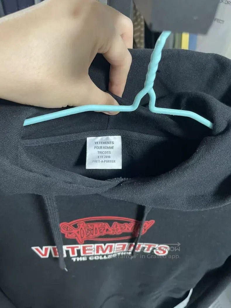 Vetements Vetements Chest Printed Sweatshirt Size US S / EU 44-46 / 1 - 4 Thumbnail