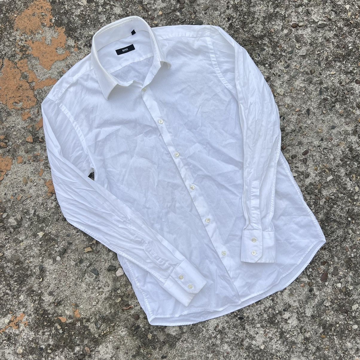 Designer × Hugo Boss Hugo Boss Shirt Slim Size 15 Size US L / EU 52-54 / 3 - 2 Thumbnail