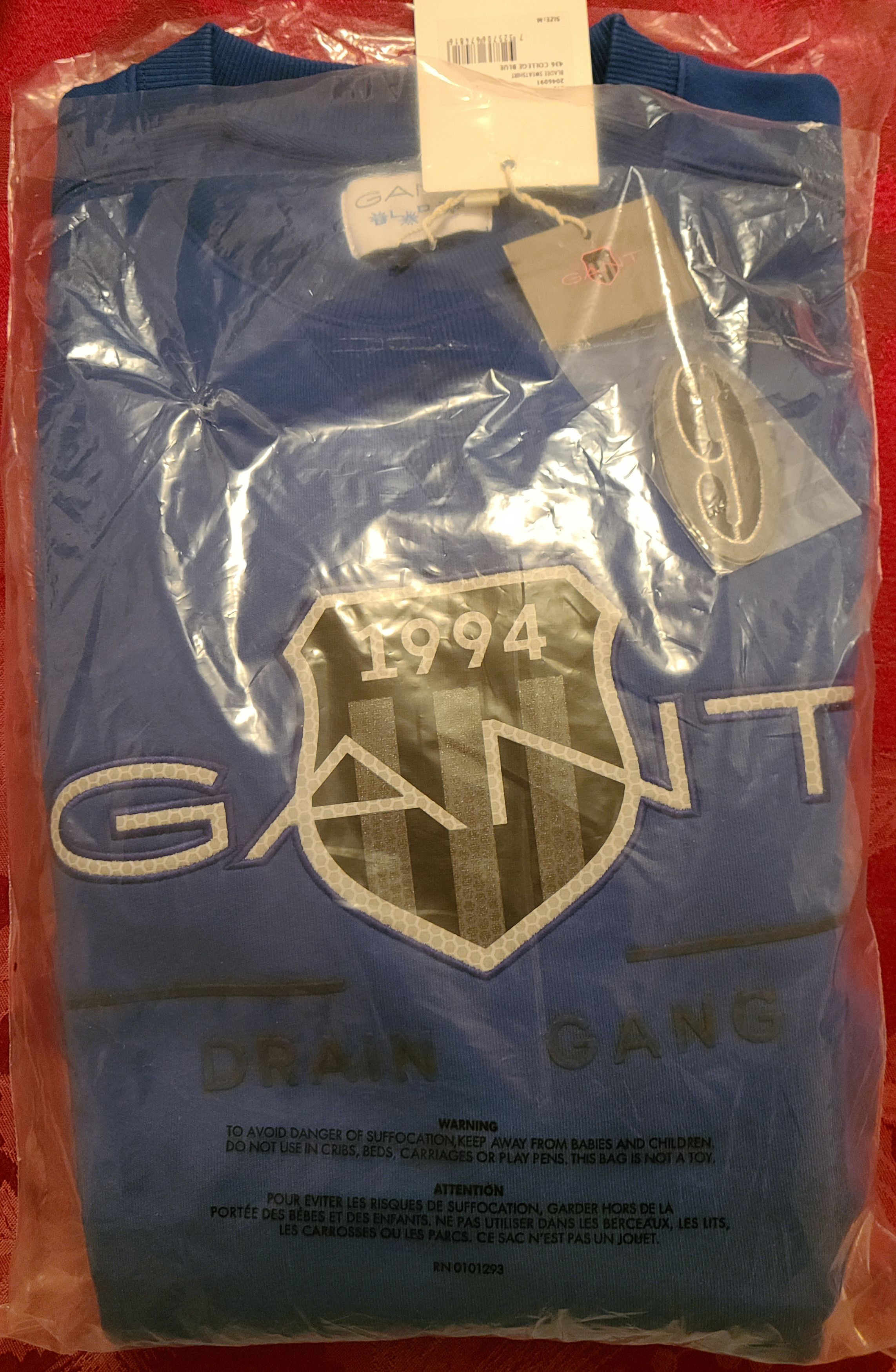 Drain Gang × Gant Drain Gang x Gant Crewneck (New/tags attached) Size US M / EU 48-50 / 2 - 3 Thumbnail