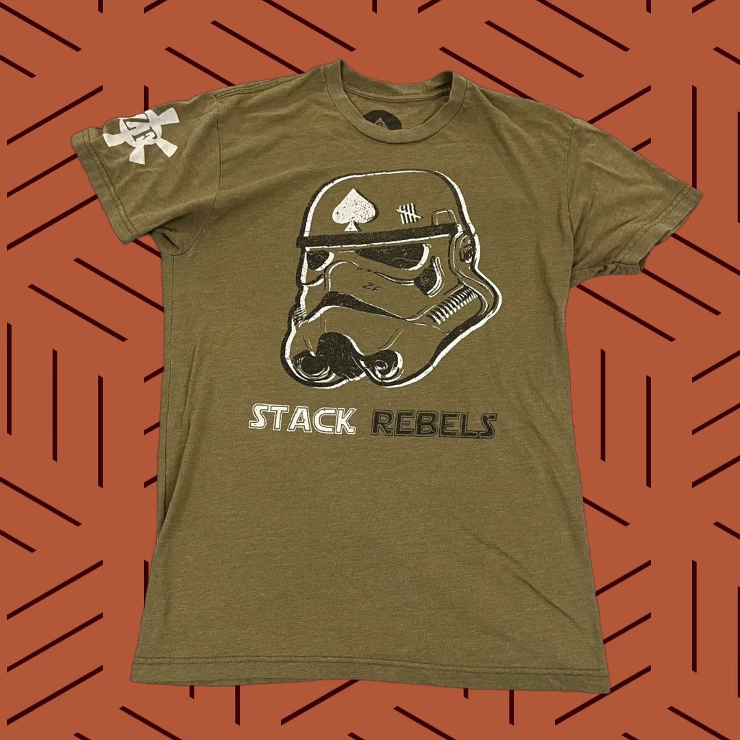 Star Wars ZERO FOXTROT Shirt Mens Small Brown Stack Rebels Star Wars Graphic USA Made S/S Size US S / EU 44-46 / 1 - 1 Thumbnail