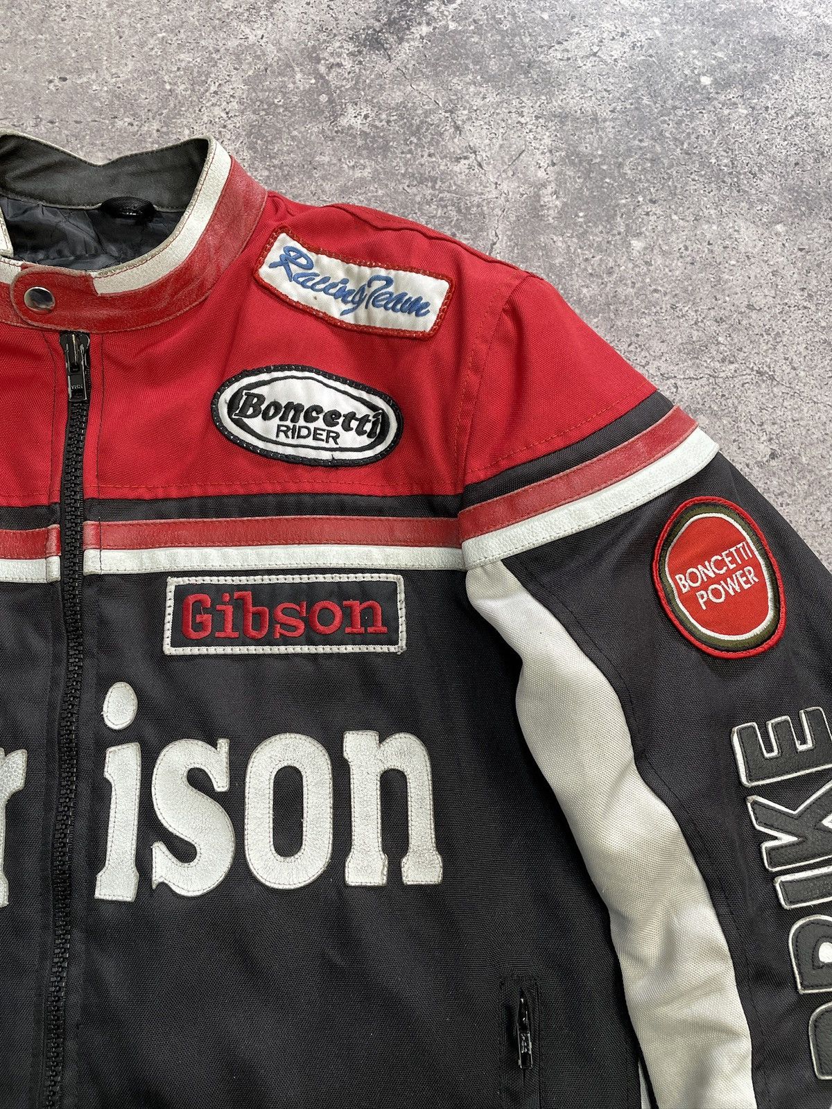 Other Harrison “Dark Devil” Racing Jacket — Nylon & Leather Hybrid Size US L / EU 52-54 / 3 - 11 Thumbnail