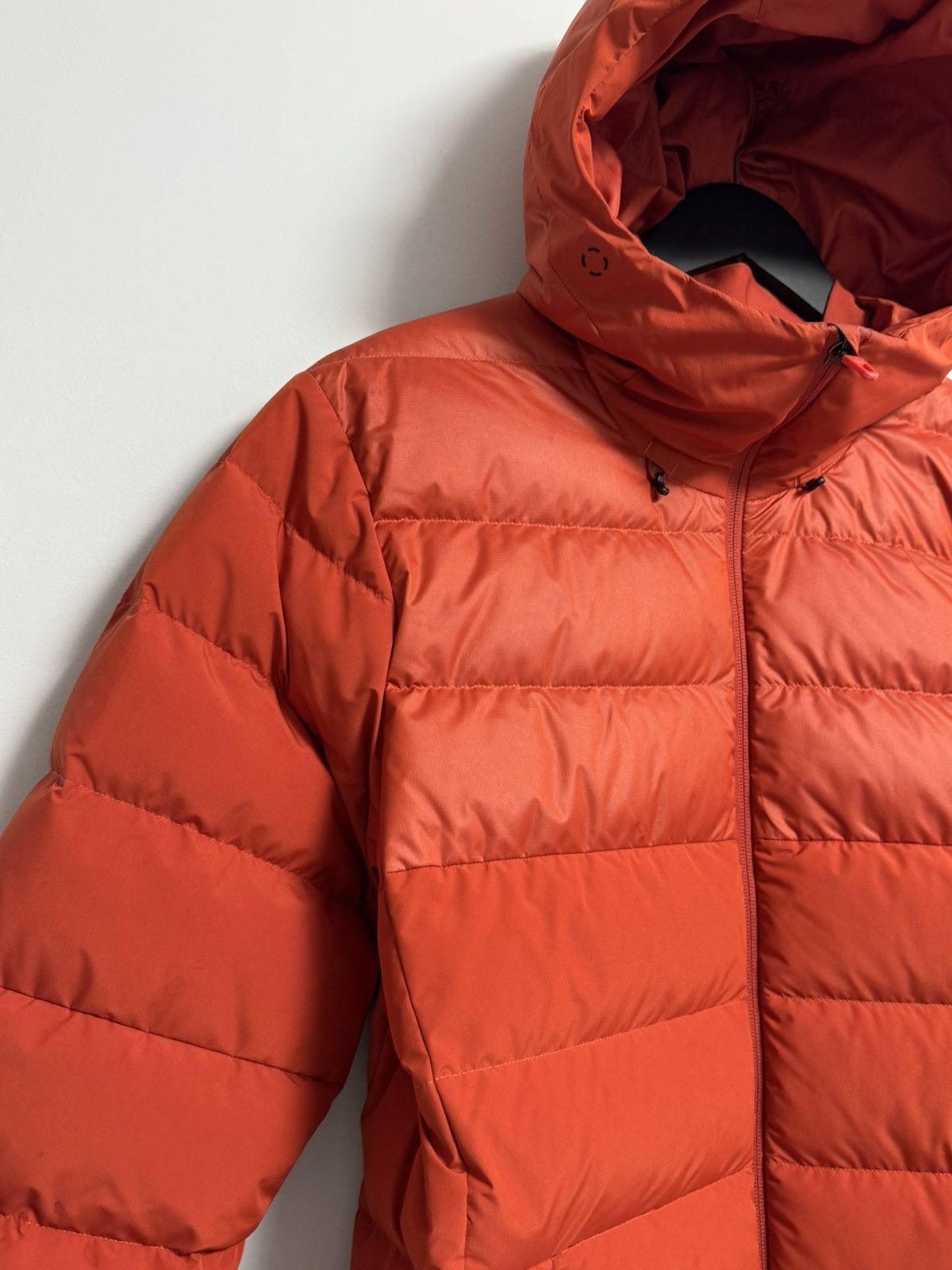 Odlo Down Jacket Red Hooded Puffer Winter Outdoor Men’s