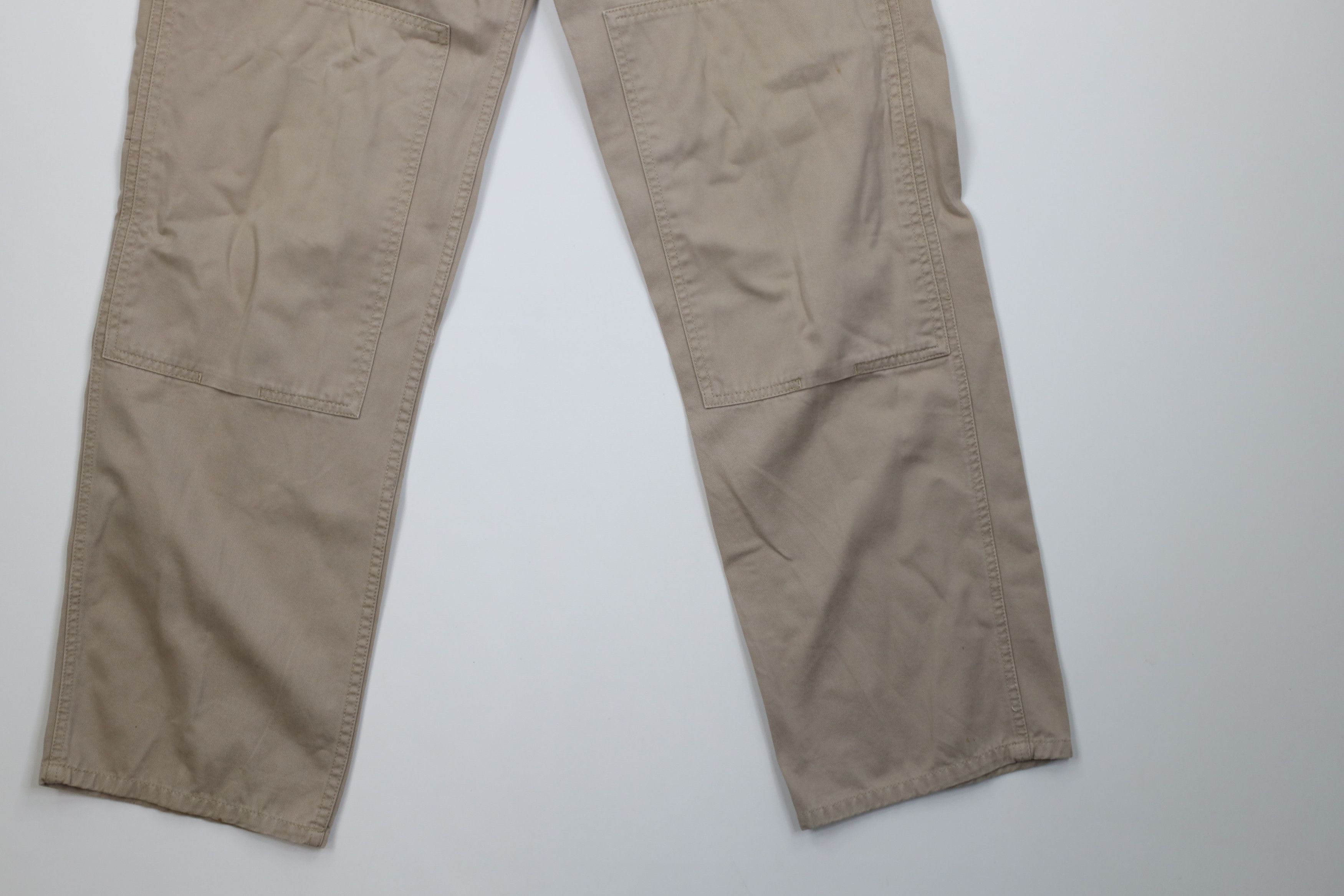Tommy Hilfiger Vintage 90s Tommy Hilfiger Double Knee Wide Leg Pants Beige Size US 32 / EU 48 - 4 Thumbnail