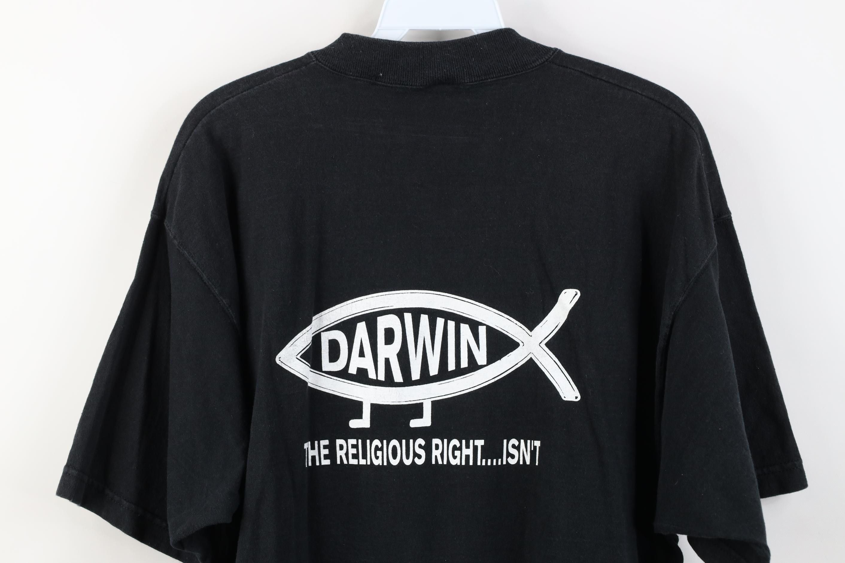 Vintage Vintage 90s Streetwear Science Not Fiction T-Shirt USA Size US L / EU 52-54 / 3 - 15 Thumbnail