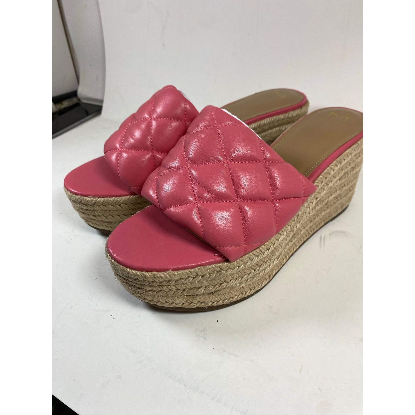 Marc Fisher Marc Fisher Espadrille Platform Sandals Pink 9.5W Size US 9.5 / IT 39.5 - 2 Thumbnail