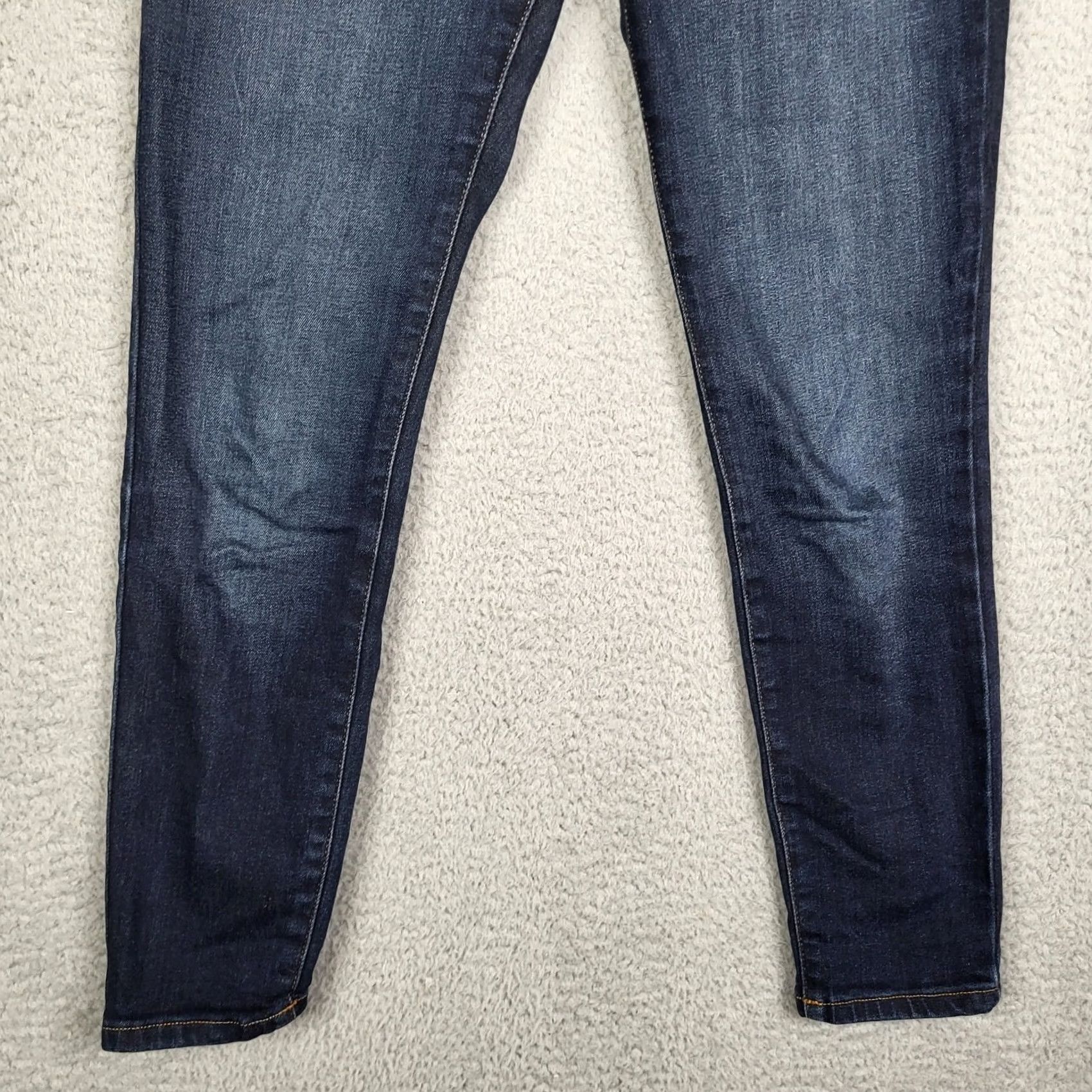 Everlane Everlane Jeans The High Rise Skinny Jean Ankle blue Size 26 Denim Cotton/spandex Regular Dark blue Womens Boys? Size 26" / US 2 / IT 38 - 2 Thumbnail