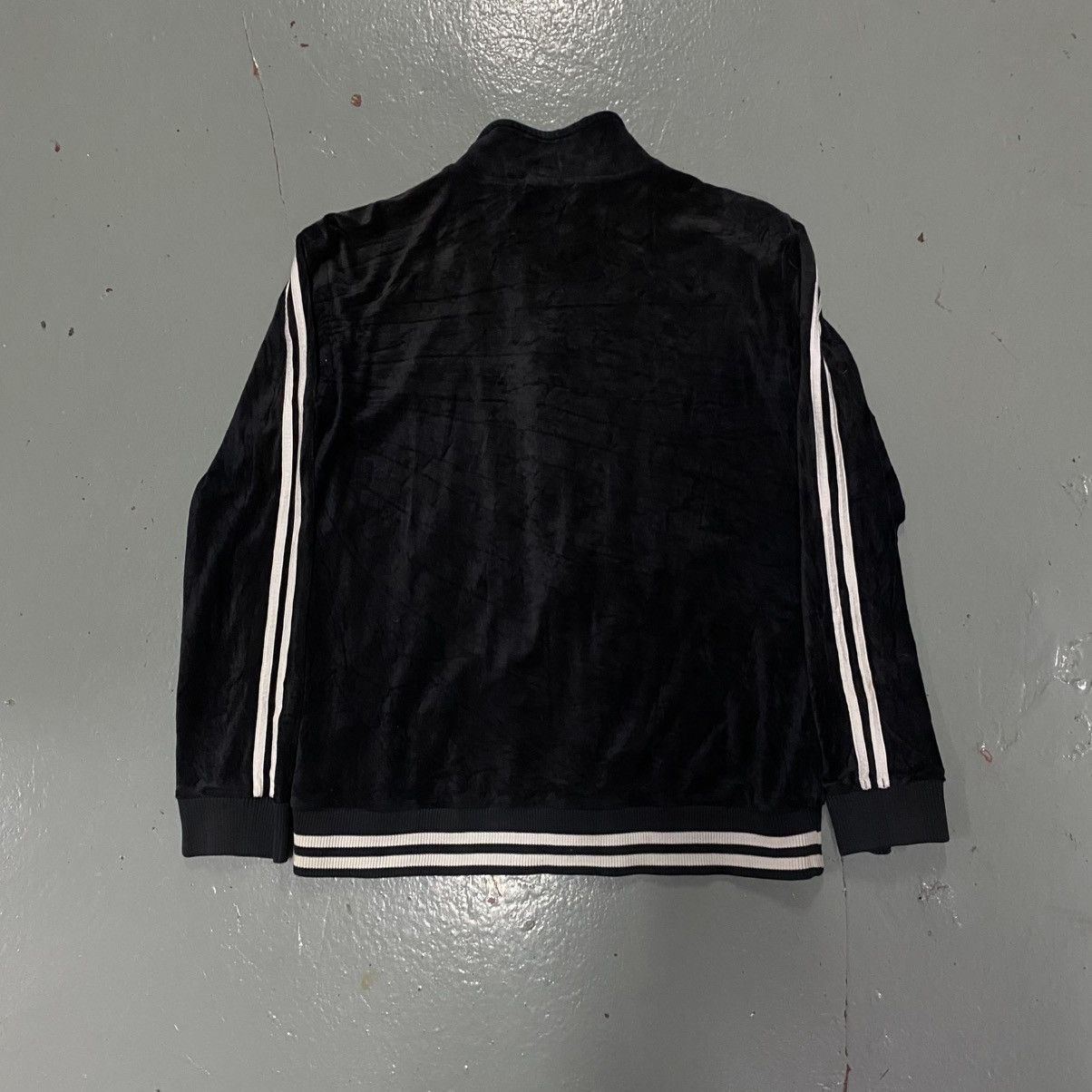 Burberry × Vintage Burberry Velvet Tracktop Jacket Sweater Vintage Hoodie Size US M / EU 48-50 / 2 - 3 Thumbnail
