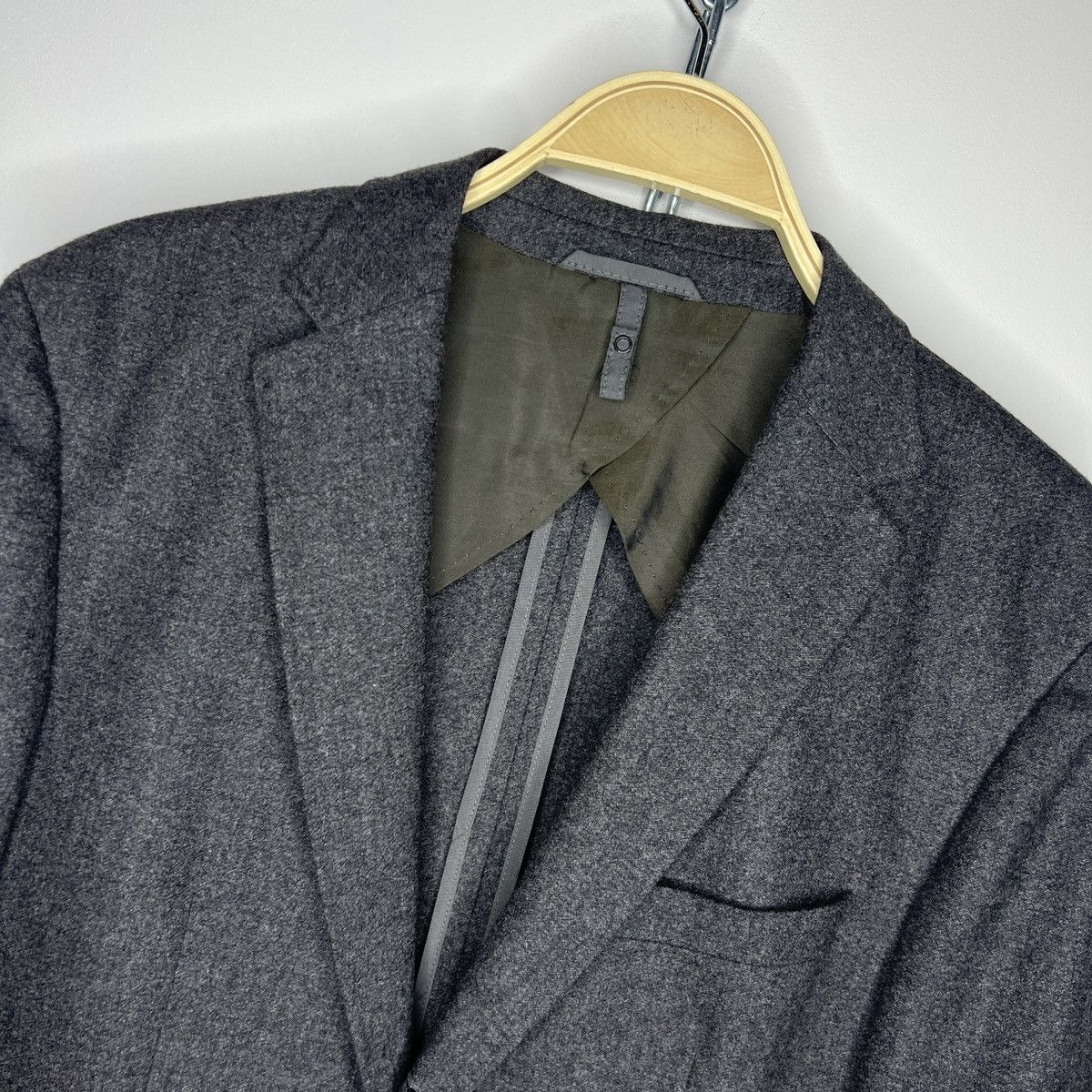 Colombo × Designer × Hugo Boss "Colombo" Wool Travel Blazer Jacket Wool Cashmere Size 38R - 4 Thumbnail