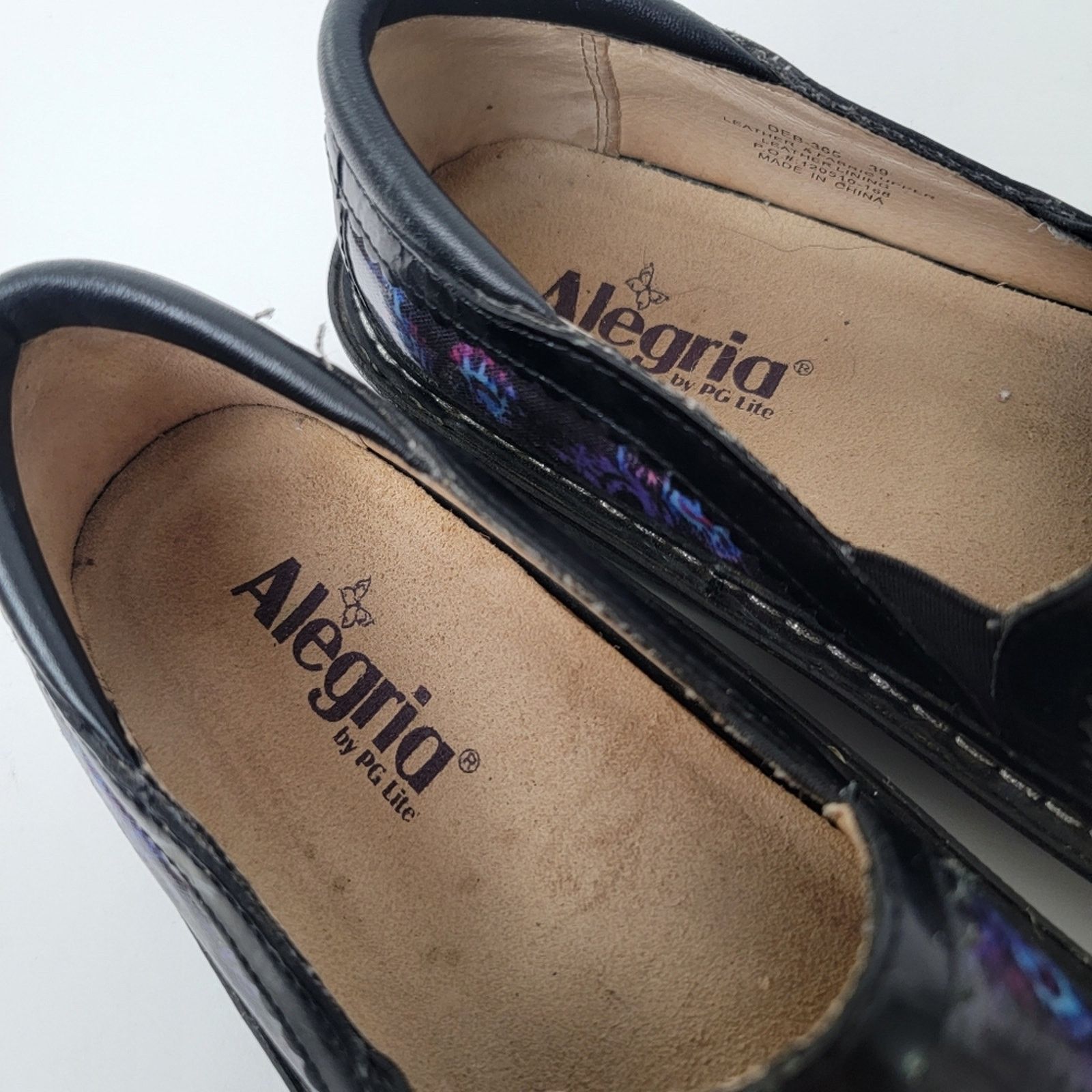 Designer Alegria Debra Peacock Slip On Loafer Platform Clogs - 9 Size US 9 / IT 39 - 9 Thumbnail