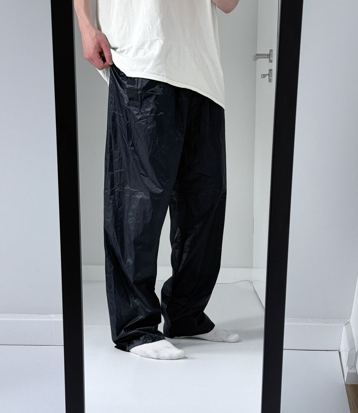 Dickies Vintage Dickies Y2K avantgarde nylon streetwear pants Size US 34 / EU 50 - 1 Thumbnail