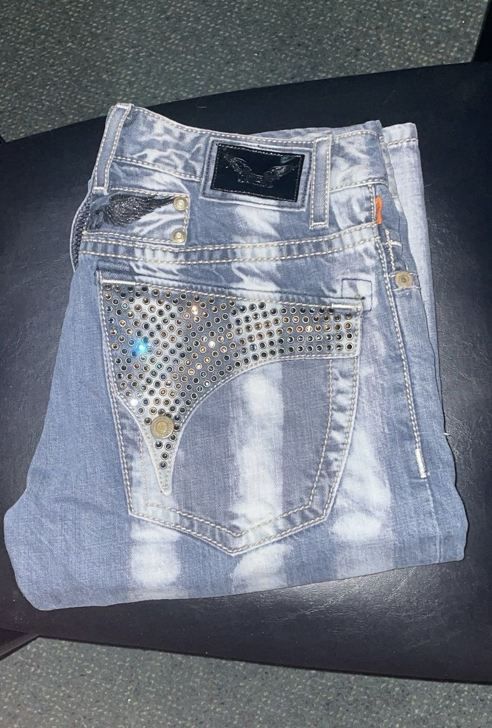 Robins Jeans ROBIN JEANS - BLUE PRISONERS Size 33 Size US 33 - 1 Thumbnail