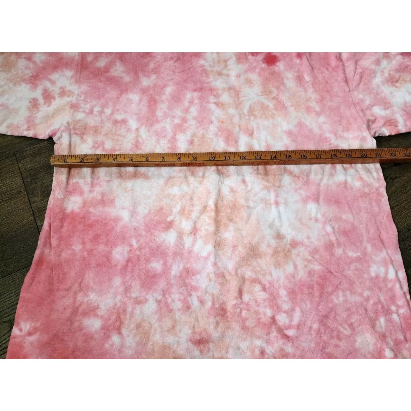 Pinko Aaliyah Pink Tie Dye Retro T Shirt Women's XL Cotton Crew Neck Short Sleeve Size XL / US 12-14 / IT 48-50 - 3 Thumbnail