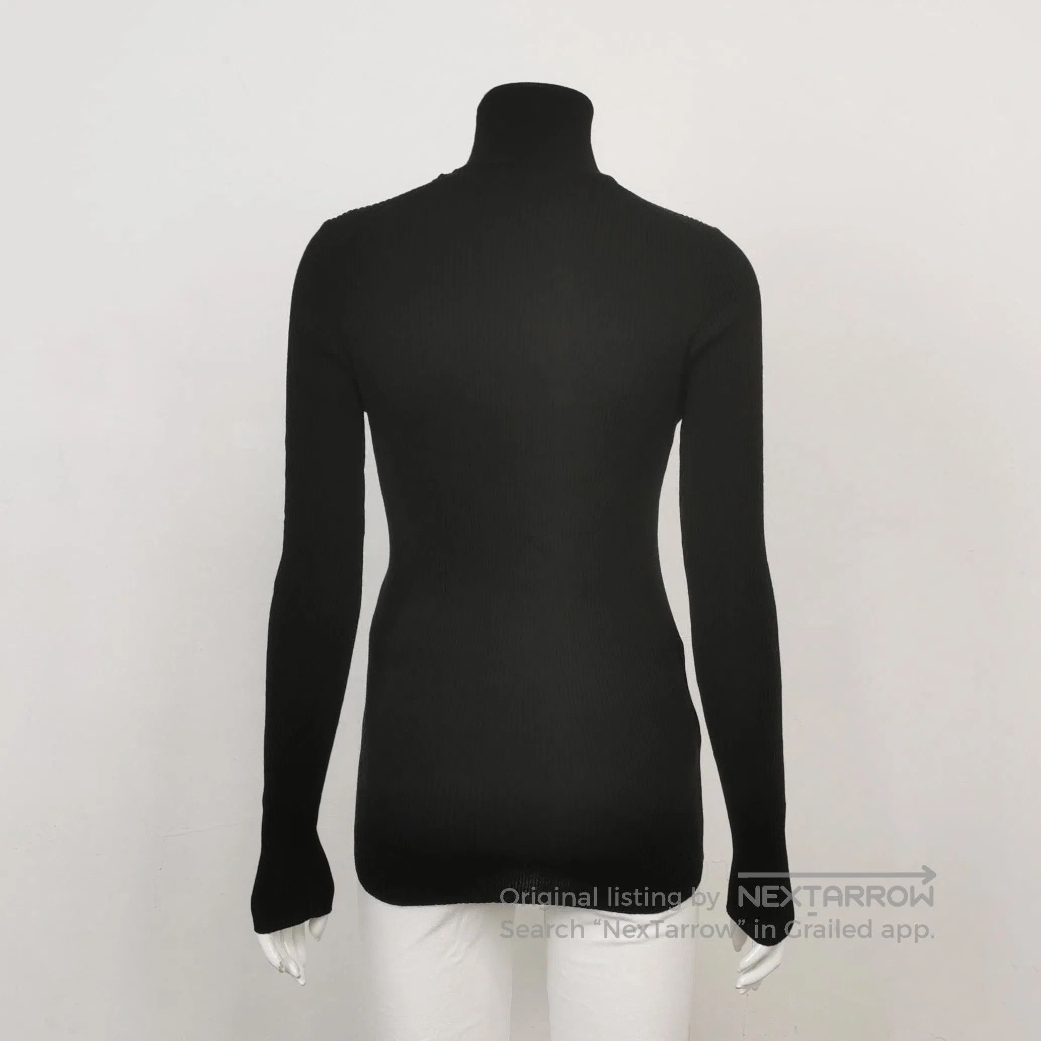 Prada Prada Black Turtleneck Wool Sweater . Size L / US 10 / IT 46 - 2 Thumbnail