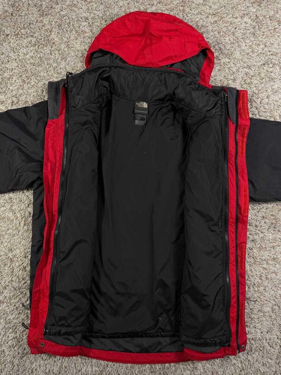 The North Face The North Face Color Block 3 in 1 HyVent Black Red Size US S / EU 44-46 / 1 - 9 Thumbnail