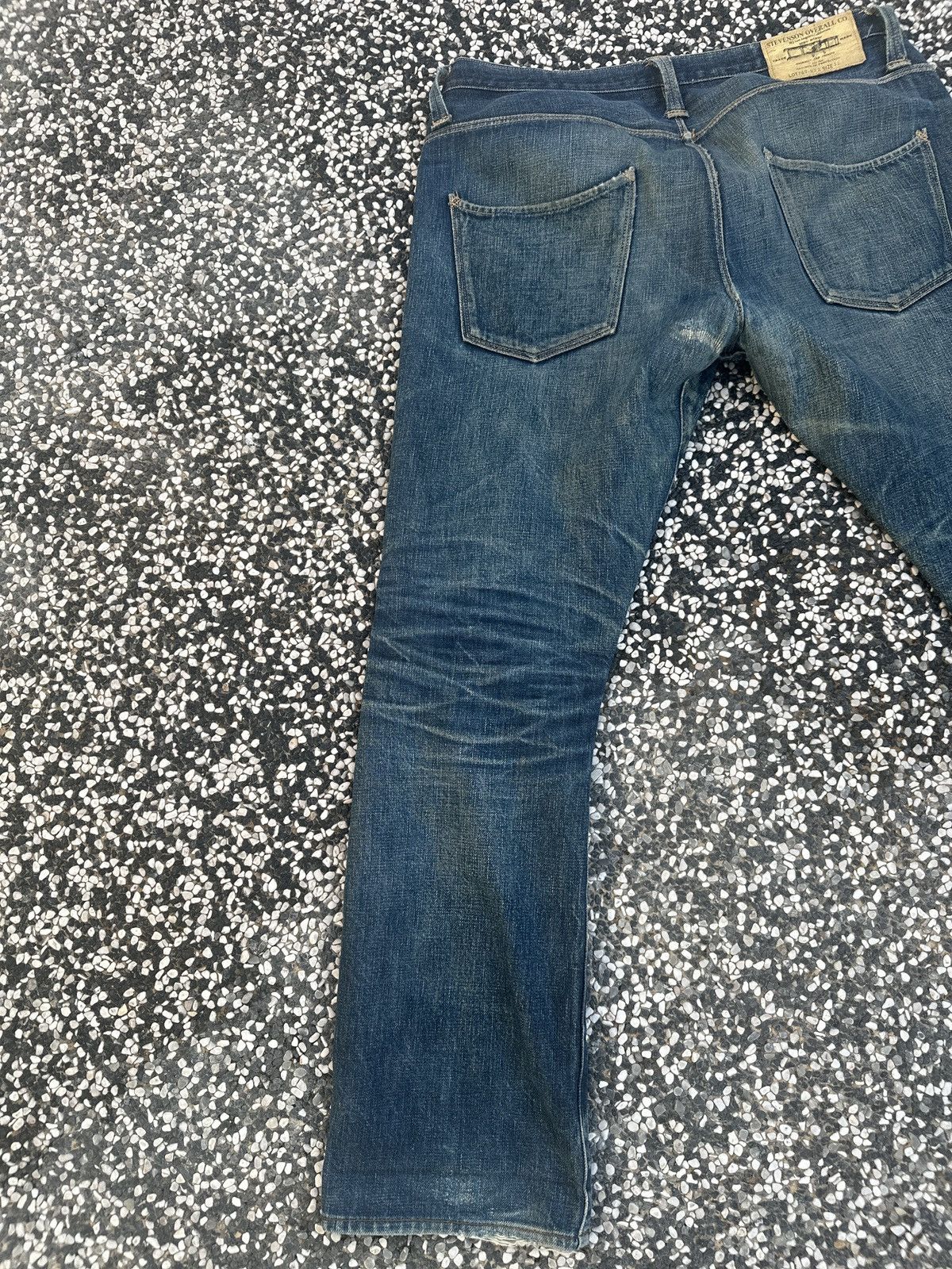 Stevenson Overall Co. Vintage Stevenson Overall Co. Selvedge Denim faded jeans Size US 34 / EU 50 - 13 Thumbnail