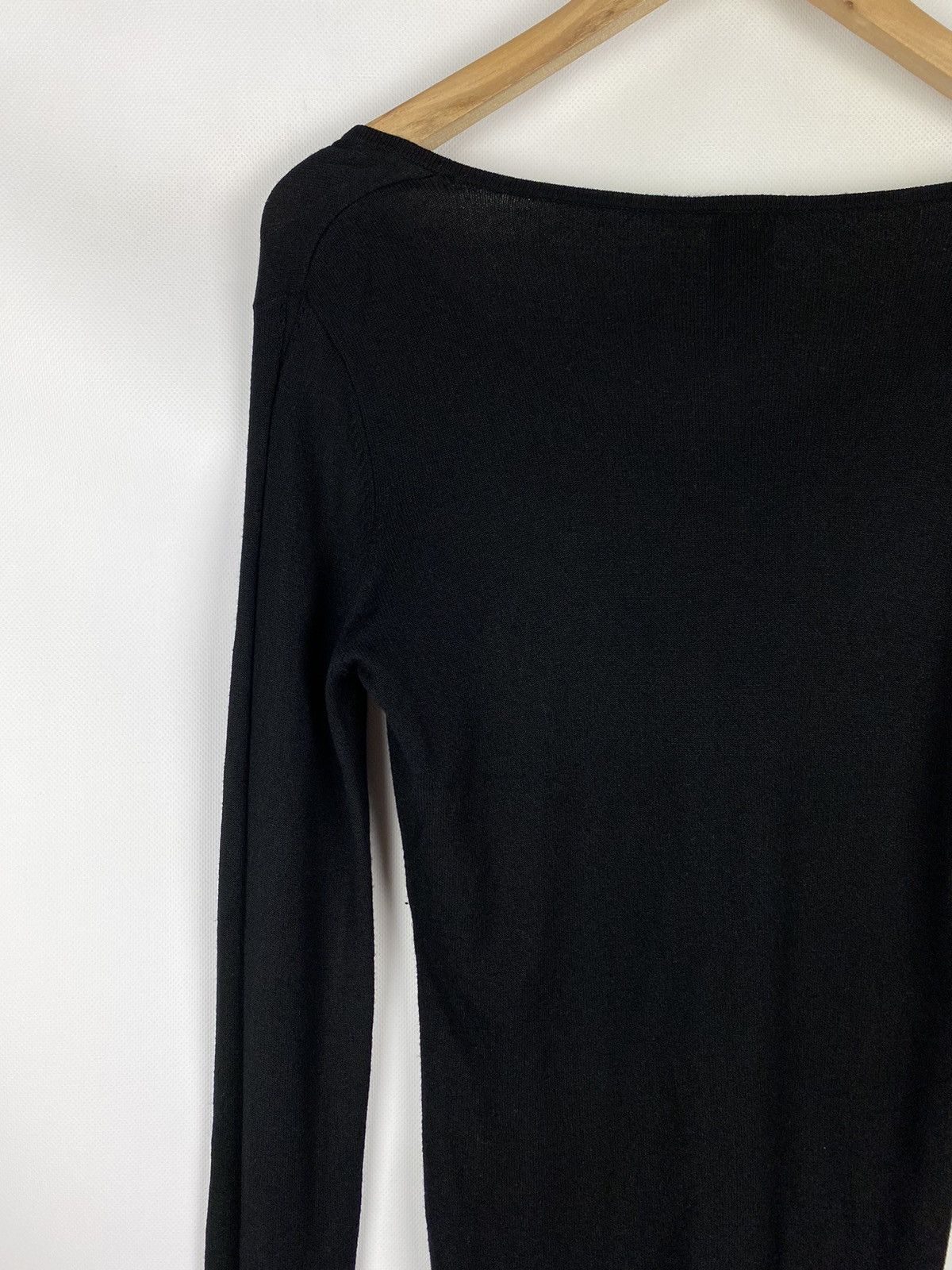 Versace Jeans Couture × Vintage Versace Jeans Couture vintage ladies v-neck sweater pullover Size M / US 6-8 / IT 42-44 - 17 Thumbnail