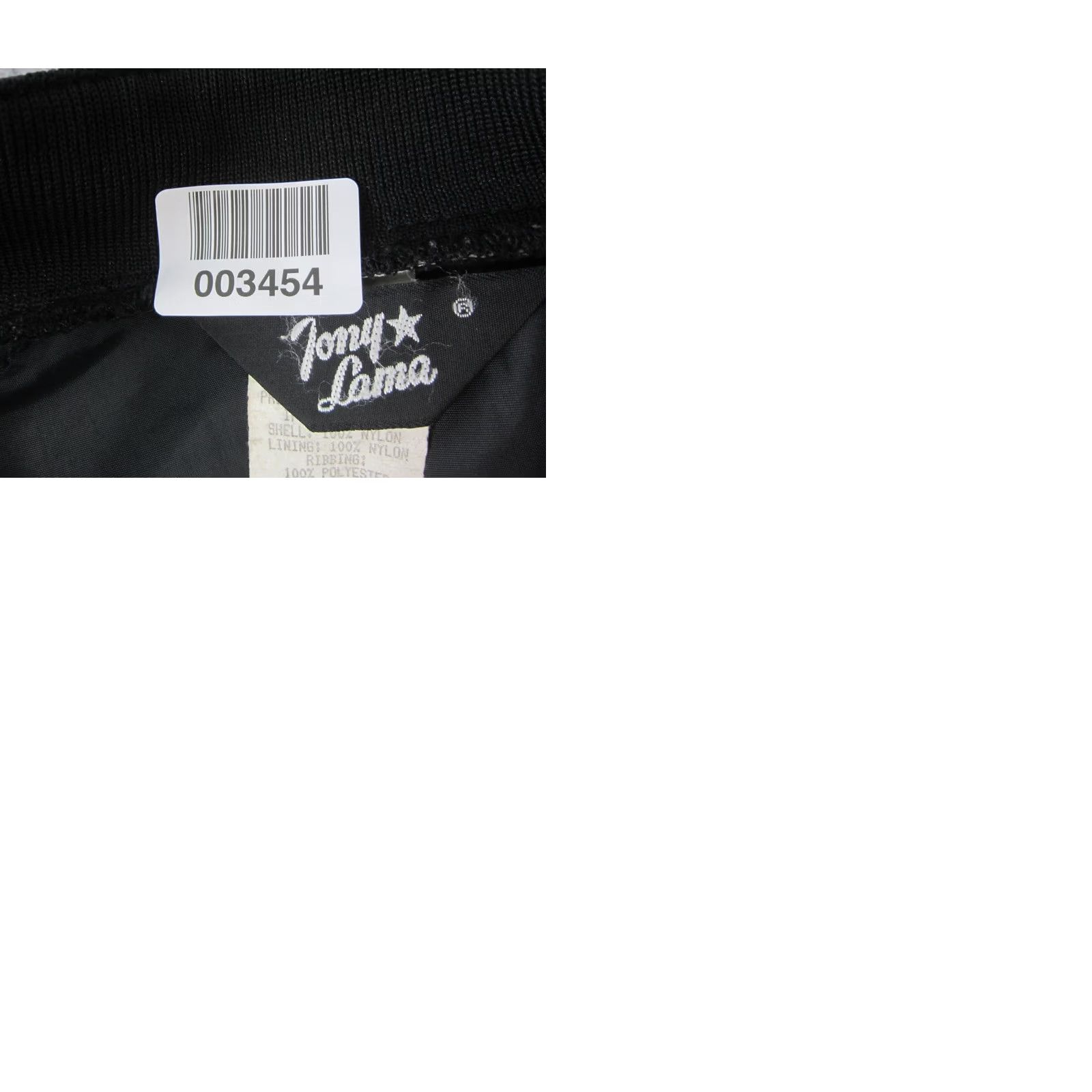 Tony Lama VINTAGE Tony Lama Jacket Mens Large L Black Bomber Windbreaker Full Zip 70s 80s USA Size US L / EU 52-54 / 3 - 9 Thumbnail
