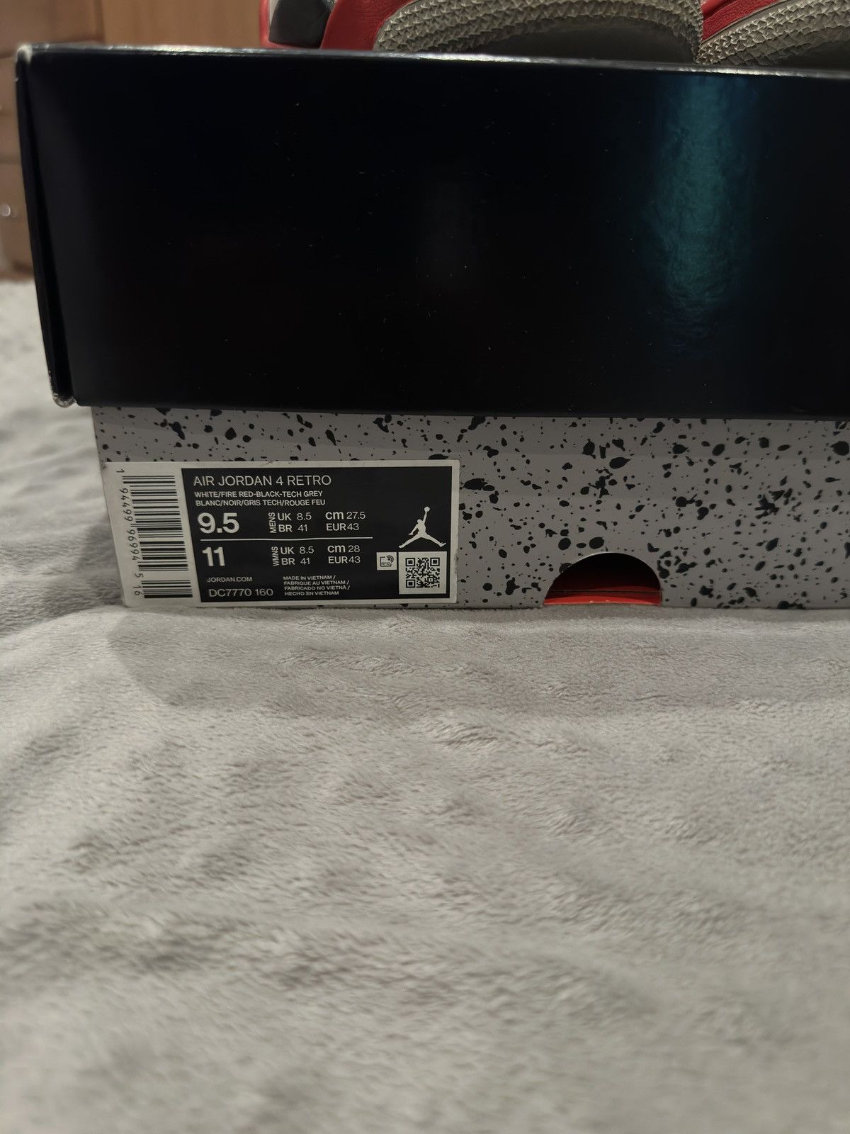Jordan Brand Jordan 4 Fire Red Size 9.5 Size US 9.5 / EU 42-43 - 9 Thumbnail