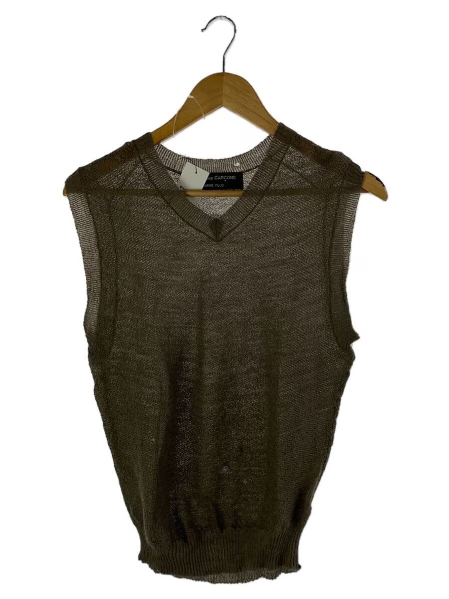 Comme des Garcons × Comme des Garcons Homme Plus AD2001 Mohair Knit Sweater Vest Size US S / EU 44-46 / 1 - 1 Thumbnail