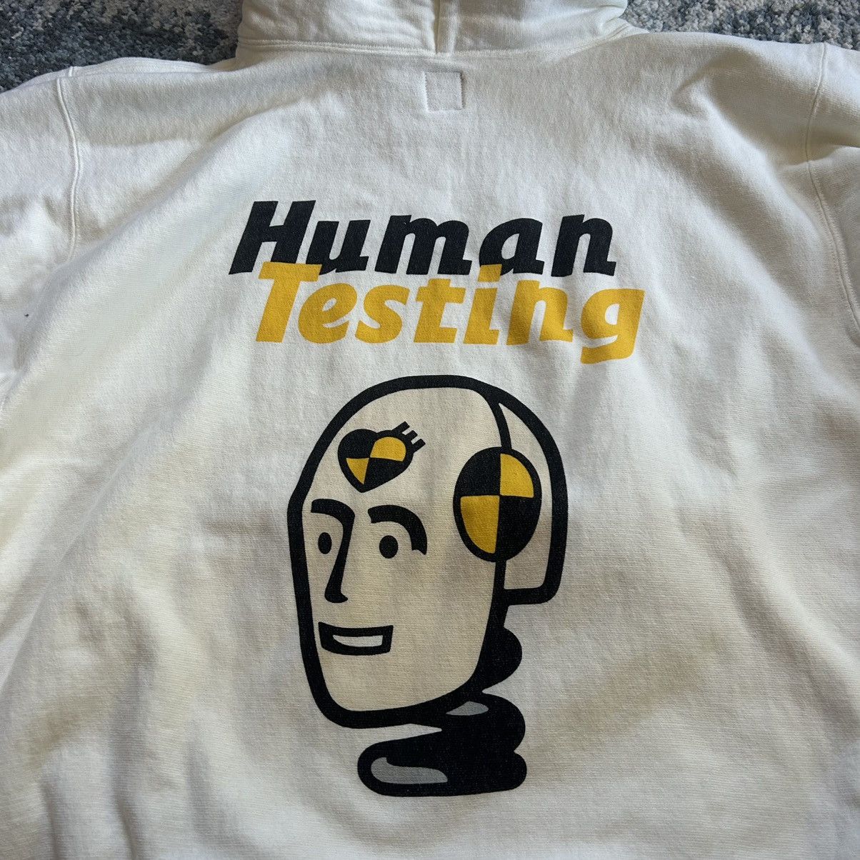 A$AP Rocky × Human Made HUMAN TESTiNG ASAP ROCKY NiGO HEAVYWEiGHT FLEECE HOODiE ÉCRU Size US XXL / EU 58 / 5 - 18 Thumbnail