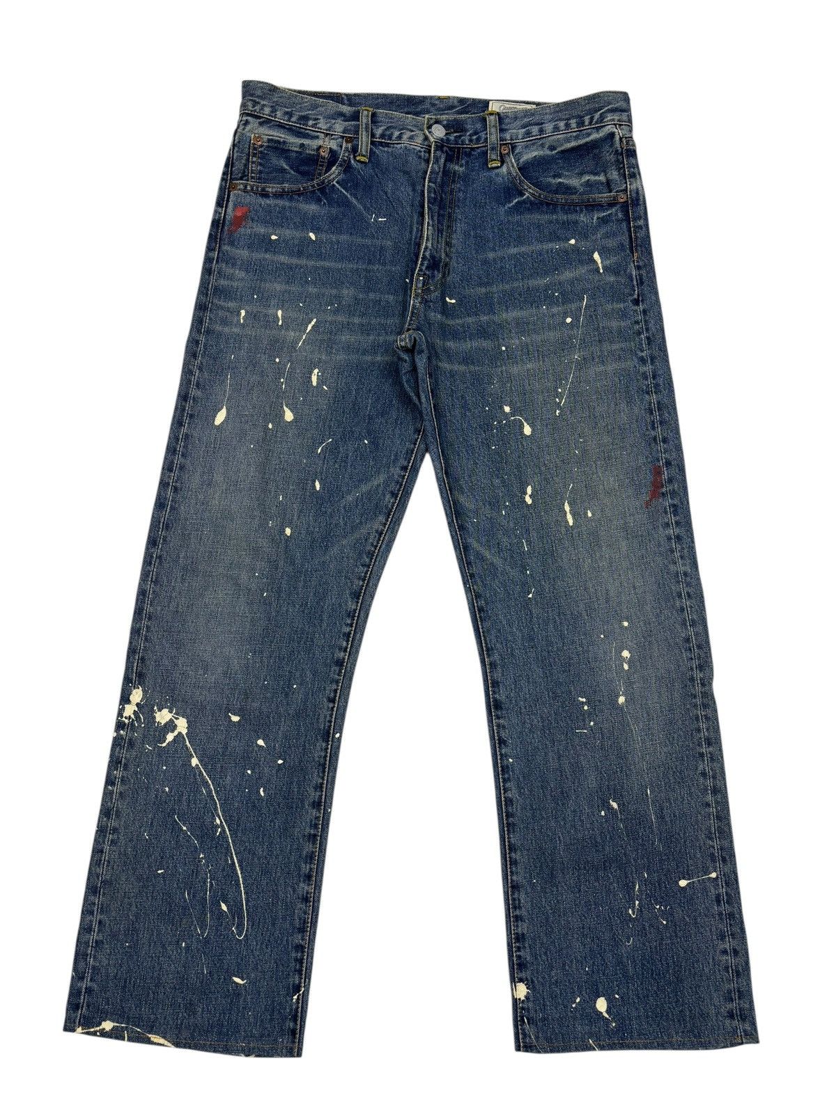 Kapital RARE VINTAGE PAINTER JEANS OSHKOSH BAGGY LOOSE DENIM JEAN Size US 34 / EU 50 - 7 Thumbnail
