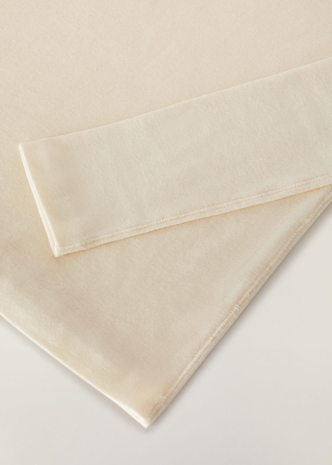 Loro Piana o1srvl11e1024 Cocooning Long Sleeve T-Shirt in Cream Size L / US 10 / IT 46 - 3 Thumbnail