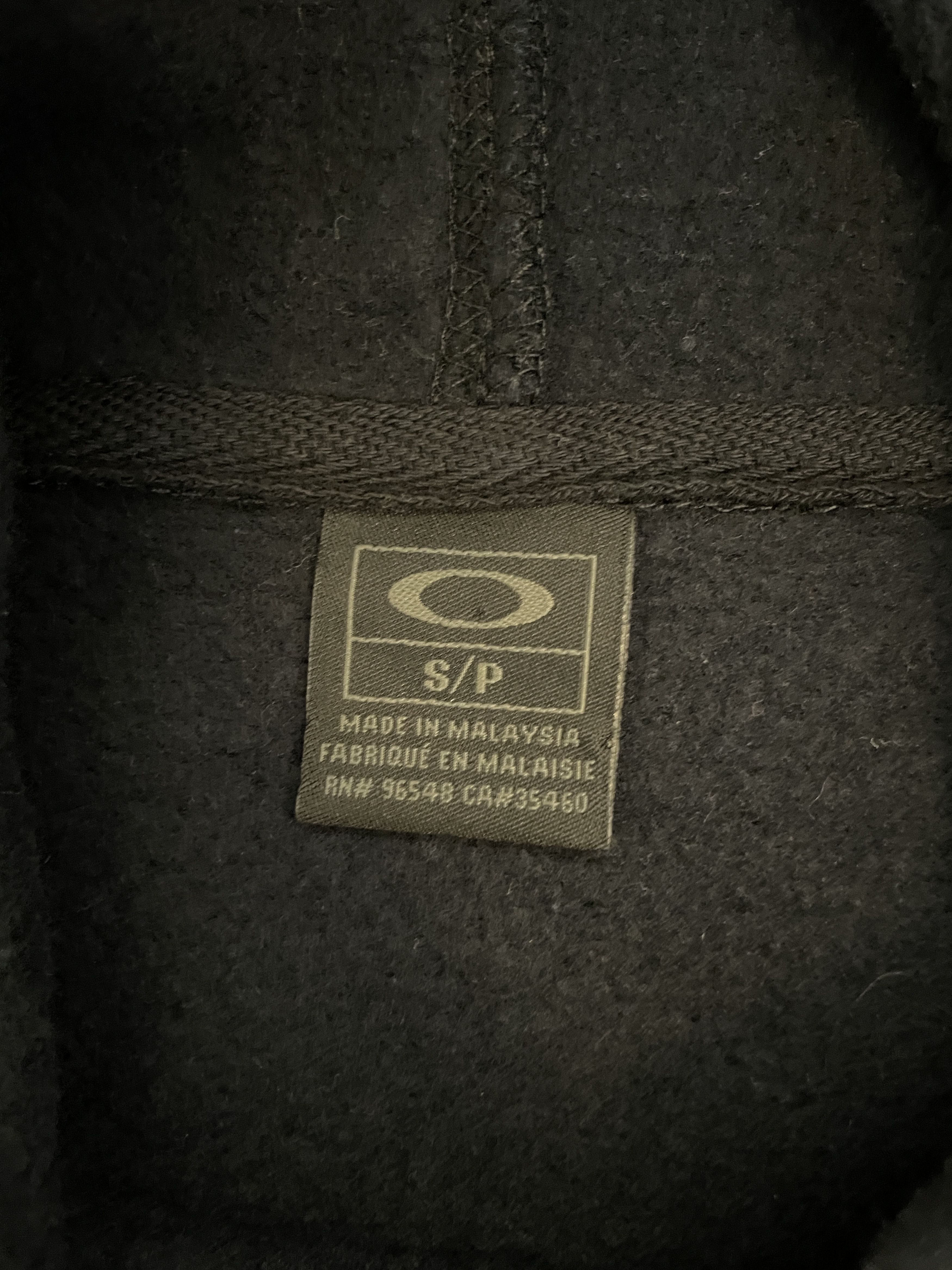 Japanese Brand Y2K Oakley Hoodie Big Logo Dark Blue Size US S / EU 44-46 / 1 - 4 Thumbnail