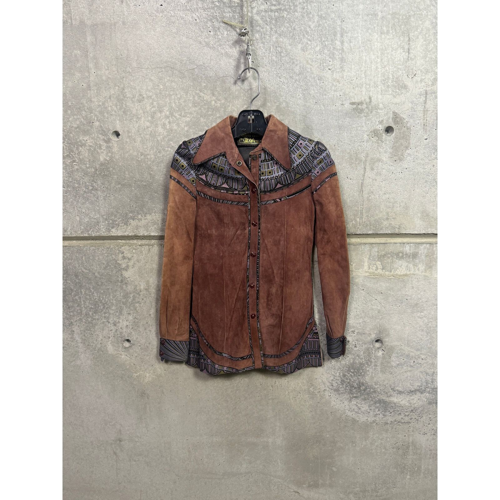 Roberto Cavalli Roberto Cavalli for Crissa 70's Leather Jacket Size US S / EU 44-46 / 1 - 1 Thumbnail