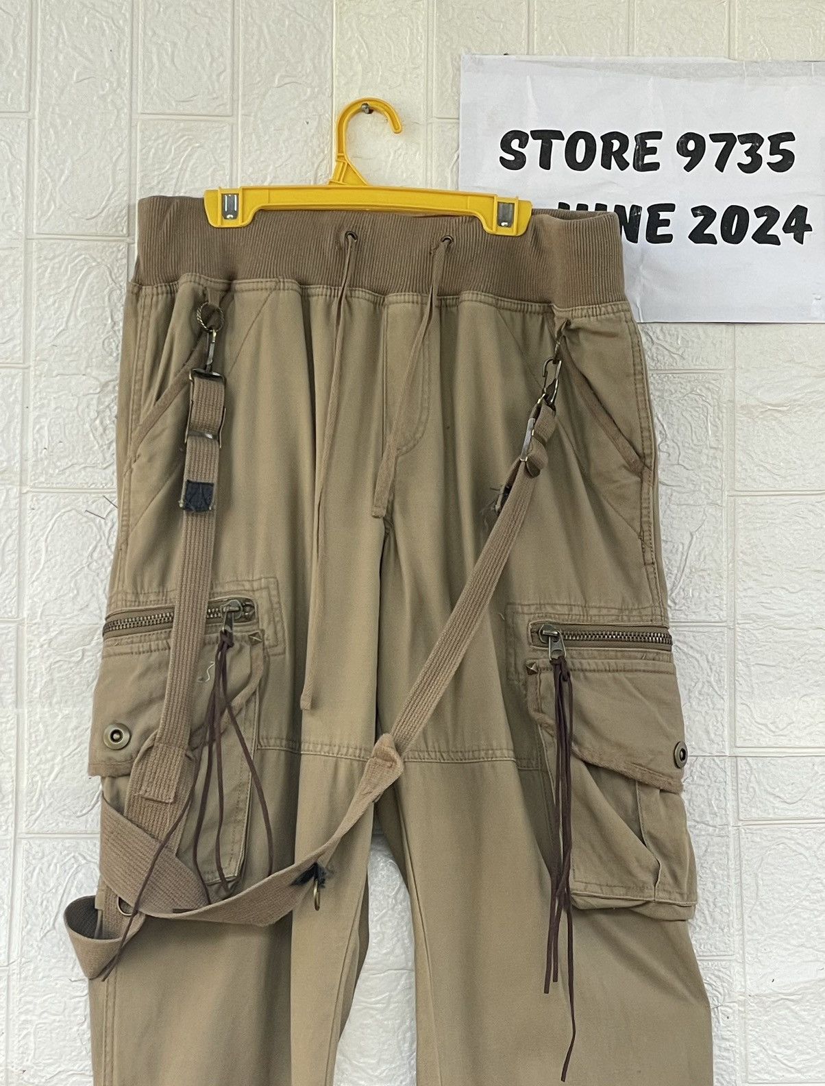 Japanese Brand Vintage Topism Parachute Bondage Cargo Pant Size US 30 / EU 46 - 15 Thumbnail