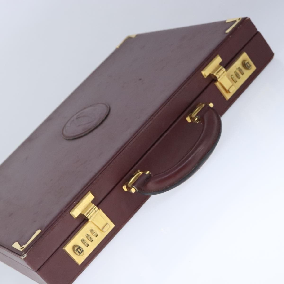 Cartier Cartier Trunk Leather Bordeaux Gold Size ONE SIZE - 6 Thumbnail
