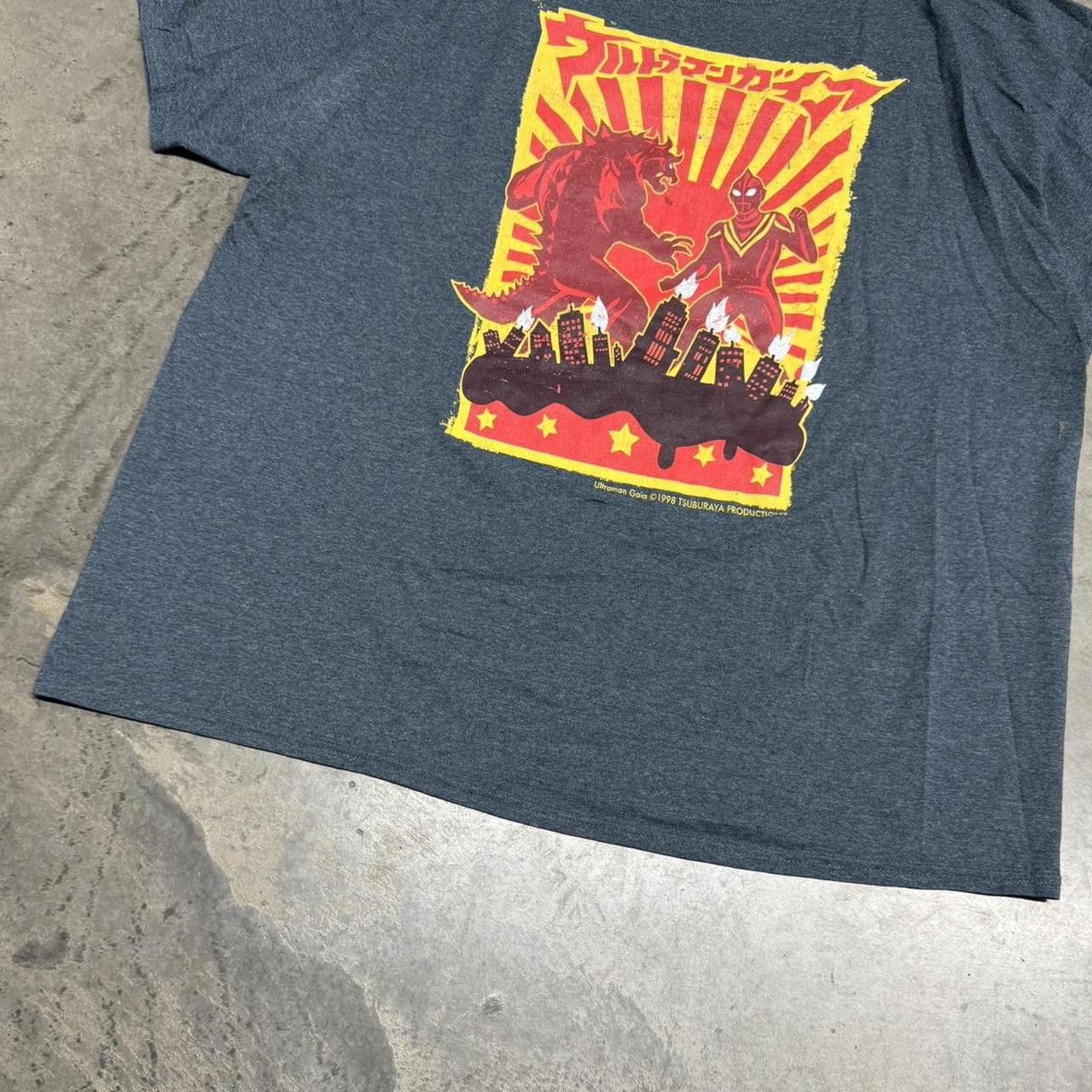 Gildan × Vintage Vintage 1998 Ultraman Gaia T Shirt Size US XXL / EU 58 / 5 - 3 Thumbnail