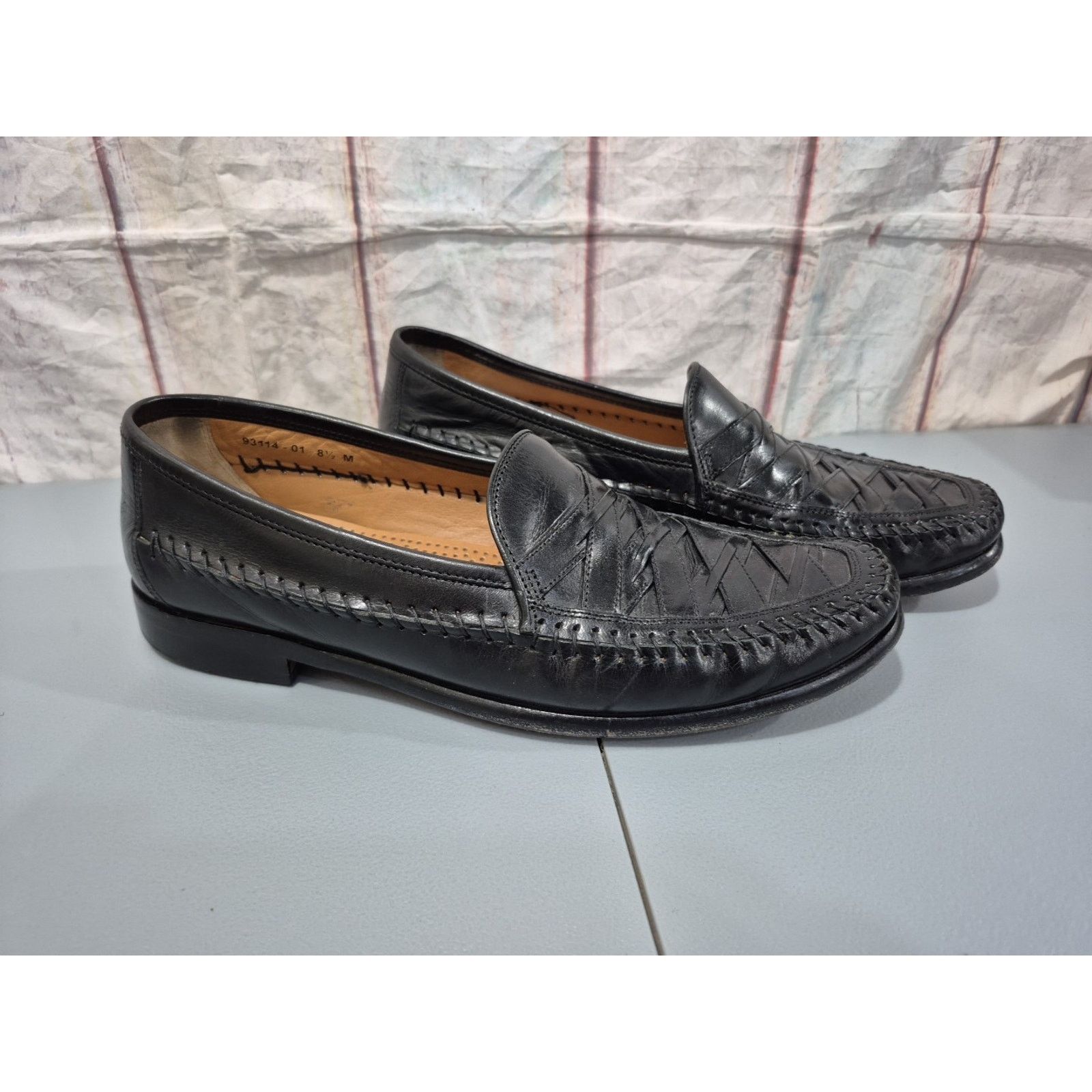 The Unbranded Brand Brass Boot Mens Shoes Size 8.5 M Leather Waved Black 9311401 Size US 8.5 / EU 41-42 - 1 Thumbnail