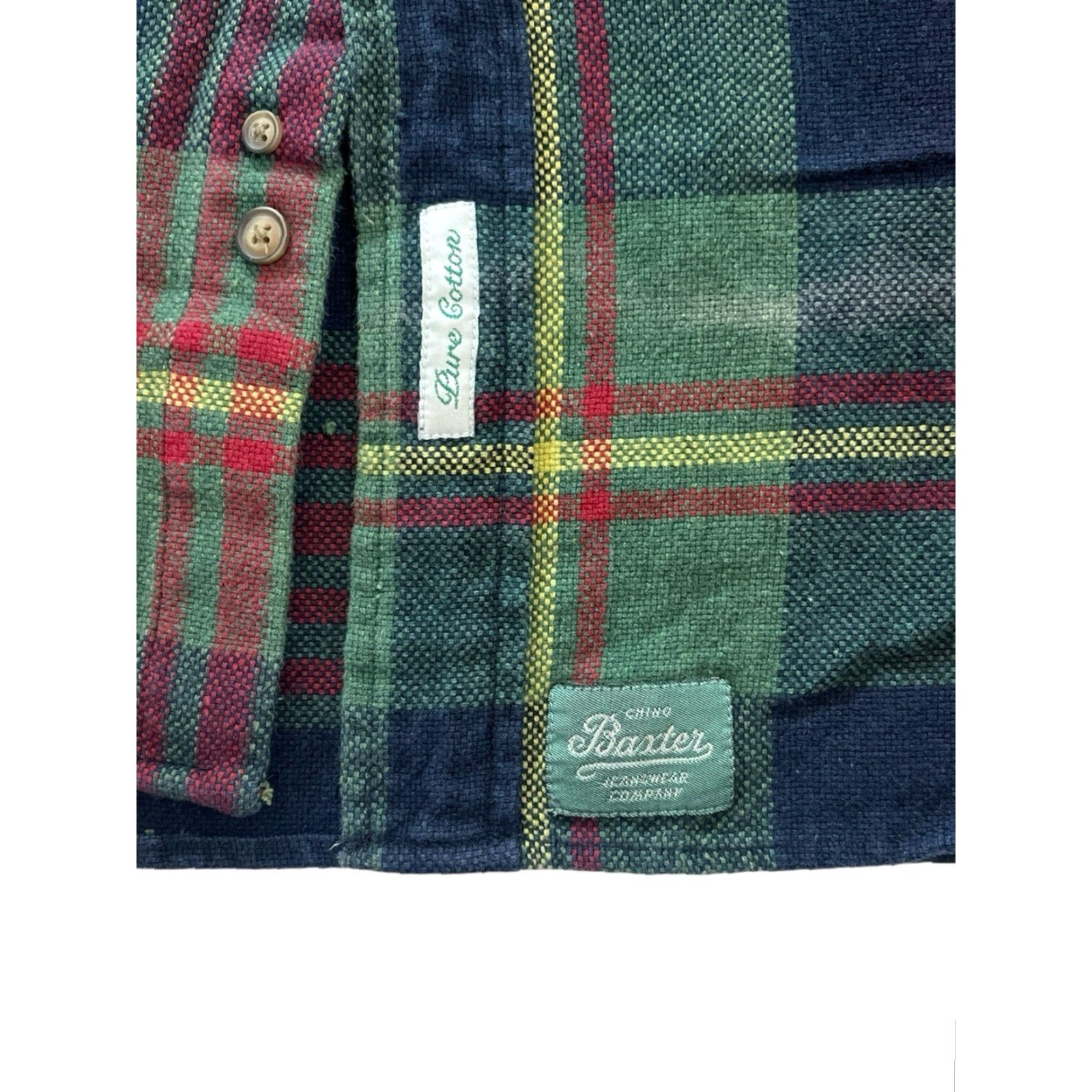 Vintage VINTAGE Baxter Plaid Flannel Long Sleeve Cotton Shirt Mens XL GUC 2010s Size US XL / EU 56 / 4 - 3 Thumbnail