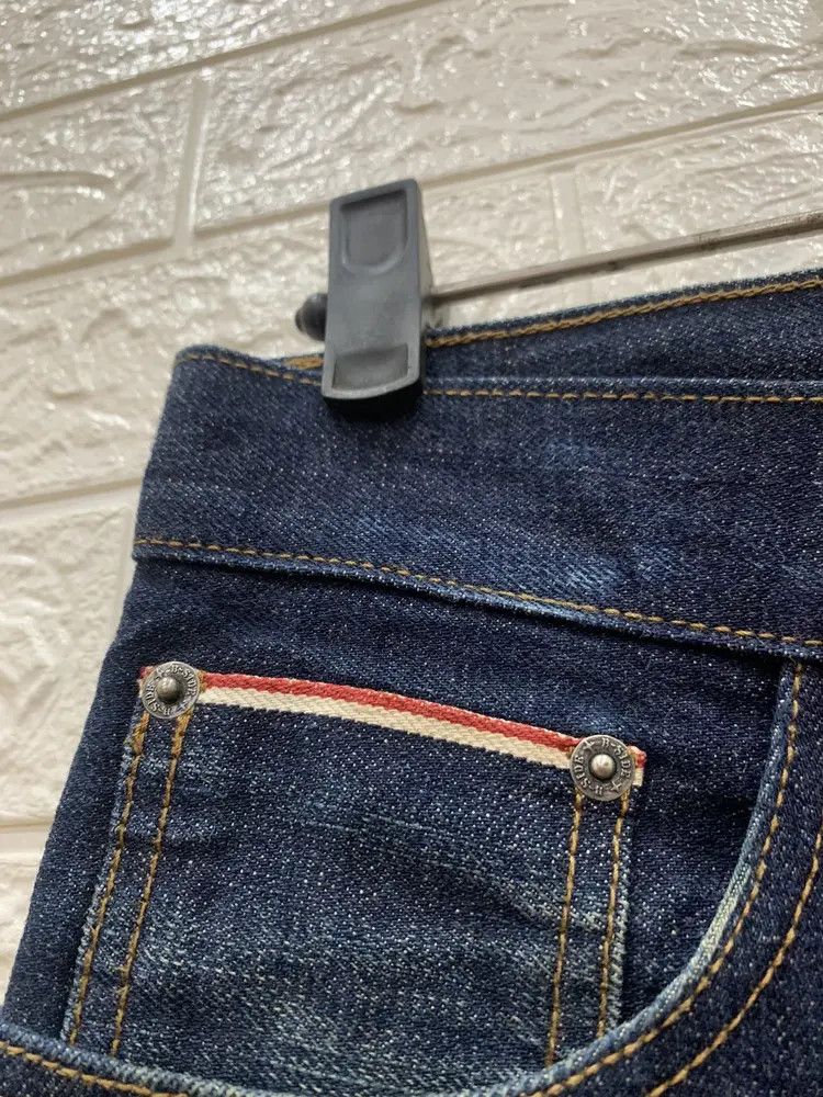 Japanese Brand Vintage B-Side red line selvedge jeans Size US 29 - 5 Thumbnail