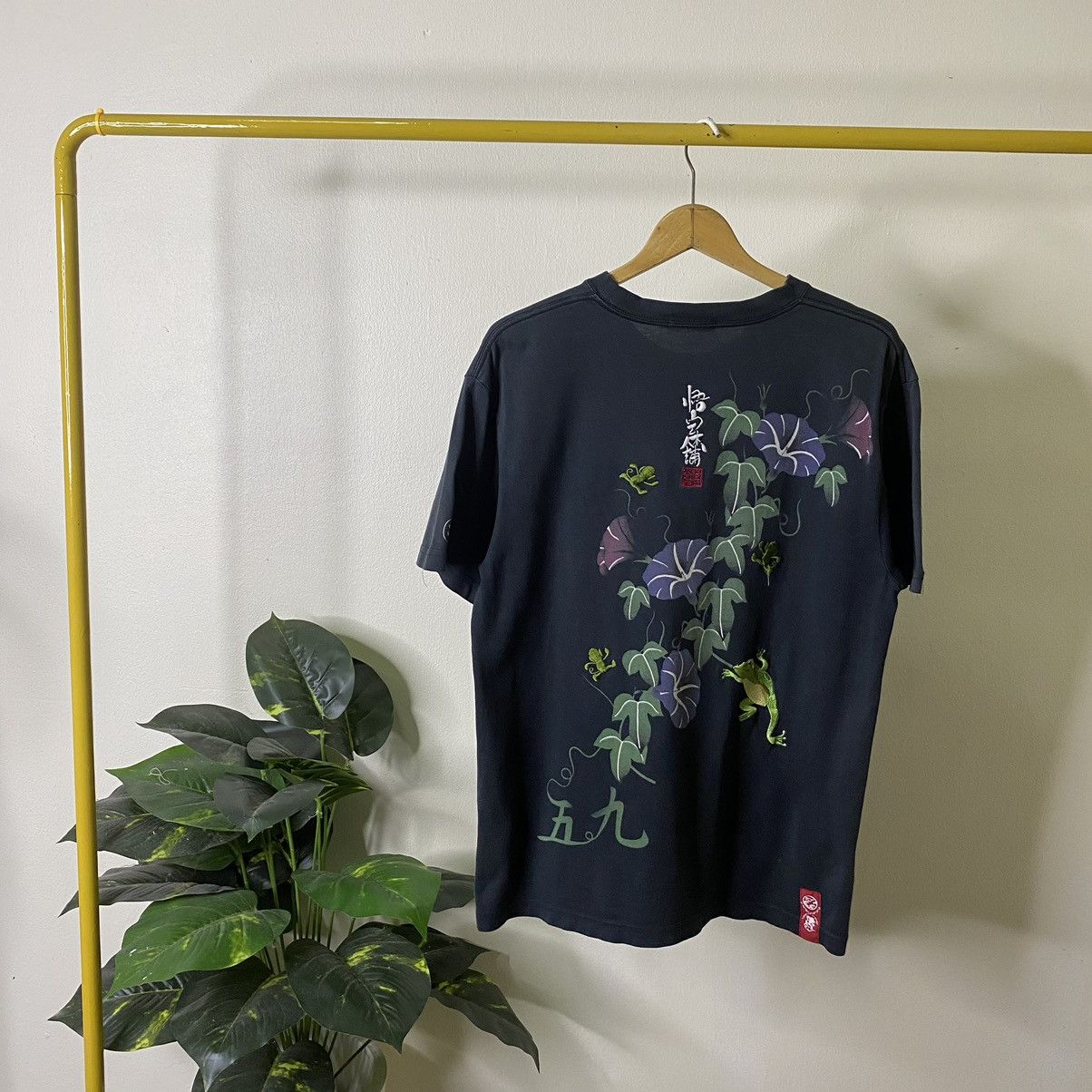 Ed Hardy × Japanese Brand Japanese Motive Sukajan Ed Hardy Karakuri Tamashi Style Tee Size US M / EU 48-50 / 2 - 1 Thumbnail