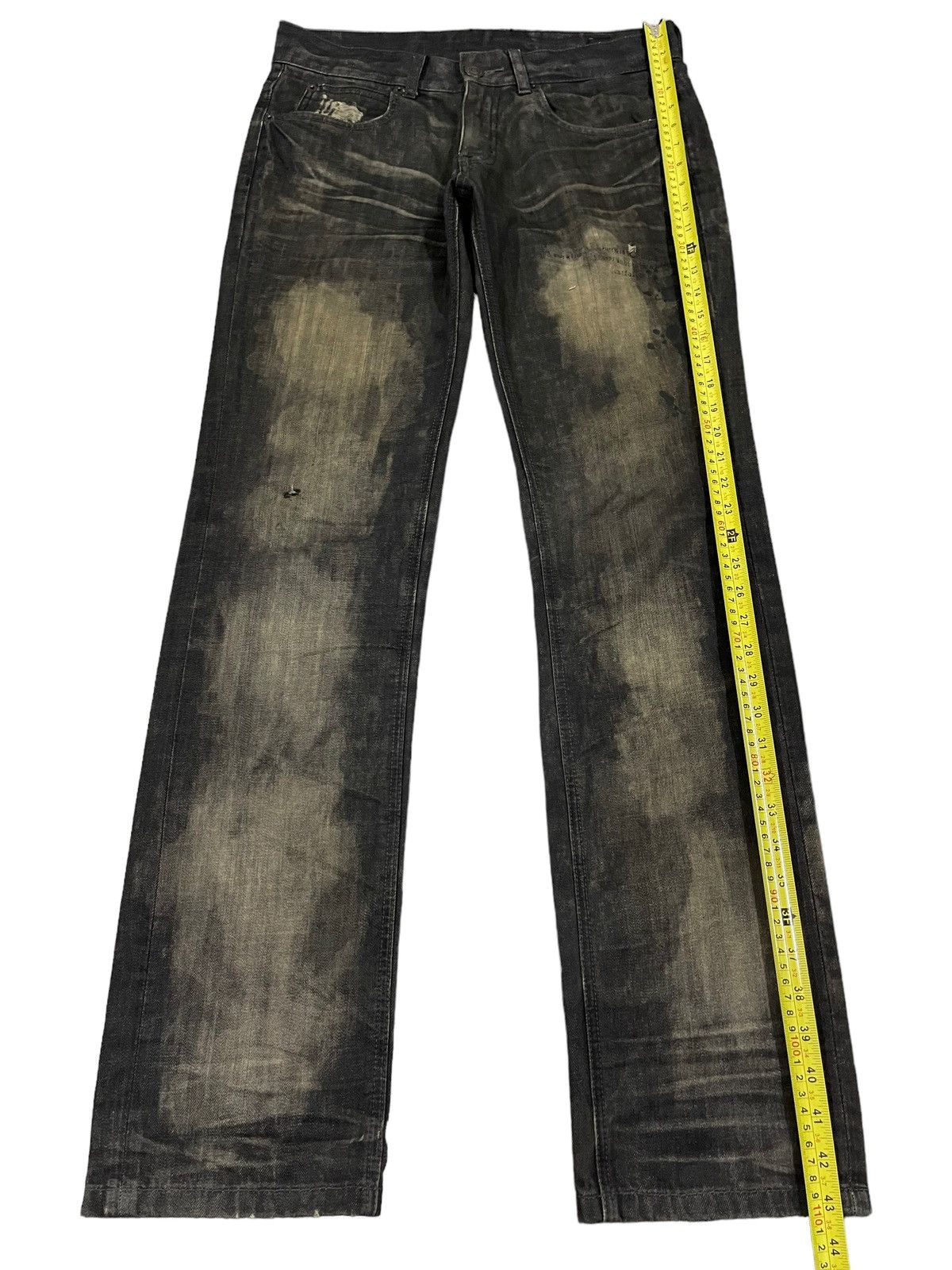 Japanese Brand Vintage Japanese Semantic Design Faded Wash Style Jeans Size US 32 / EU 48 - 11 Thumbnail