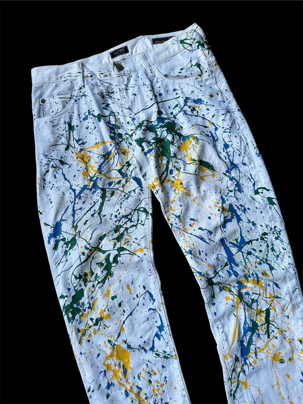 Armani Exchange Armani Jeans Extra Slim J10 Painy Splatter Size US 31 - 4 Thumbnail