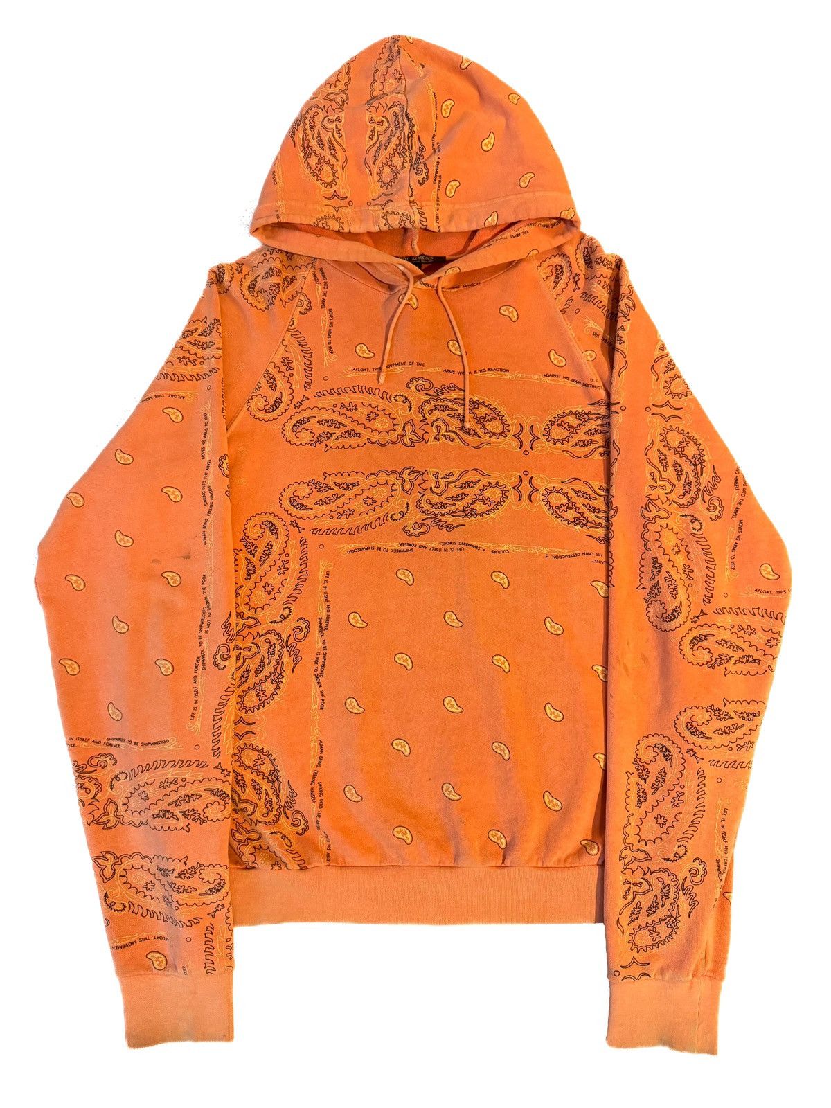 Raf Simons Raf simons AW2004-2005 orange paisley hoodie🍊 Size US L / EU 52-54 / 3 - 1 Thumbnail